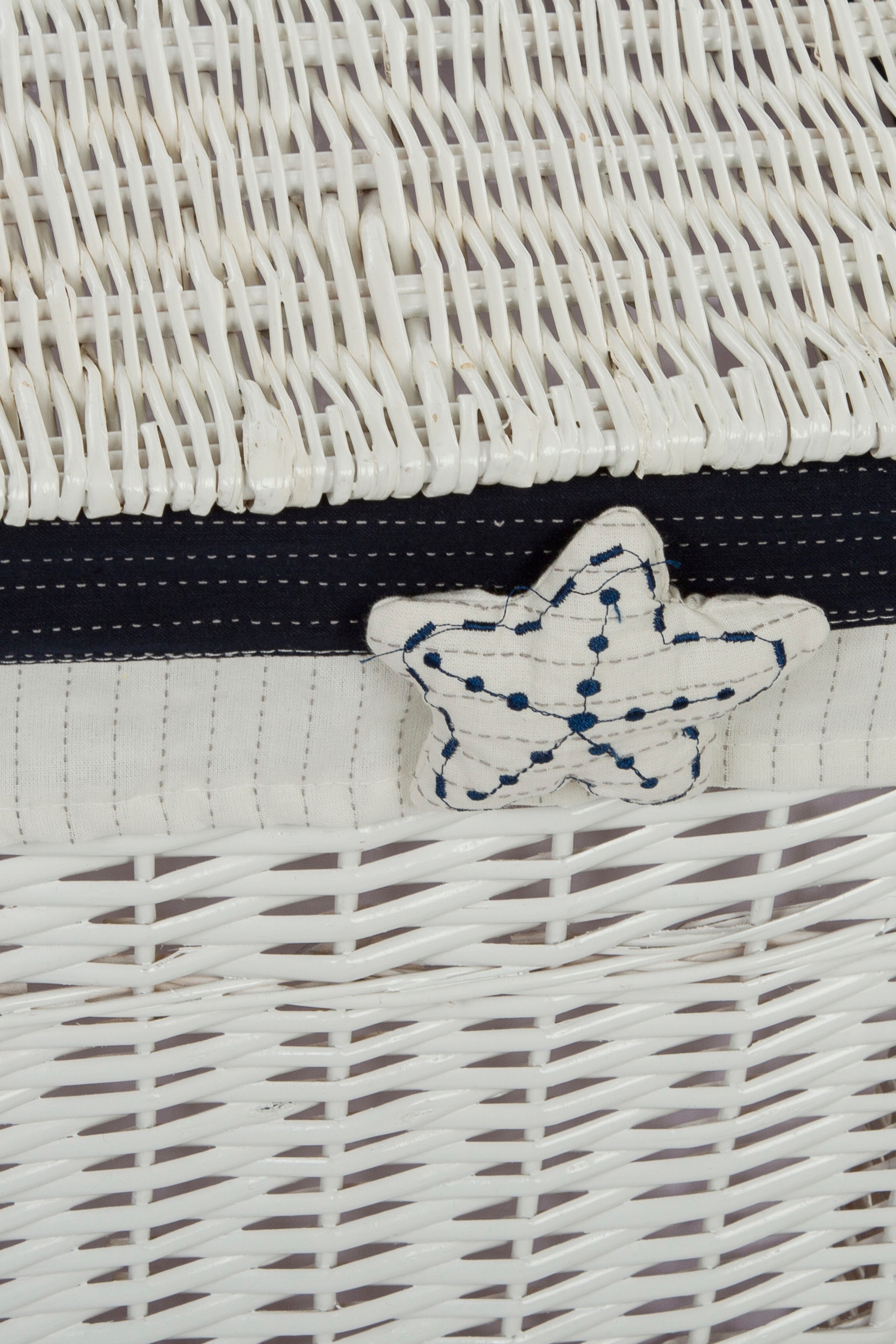 Home affaire Dekokorb »Karolina«, (Set, 5 St.), mit maritimer Seestern-Dekoration
