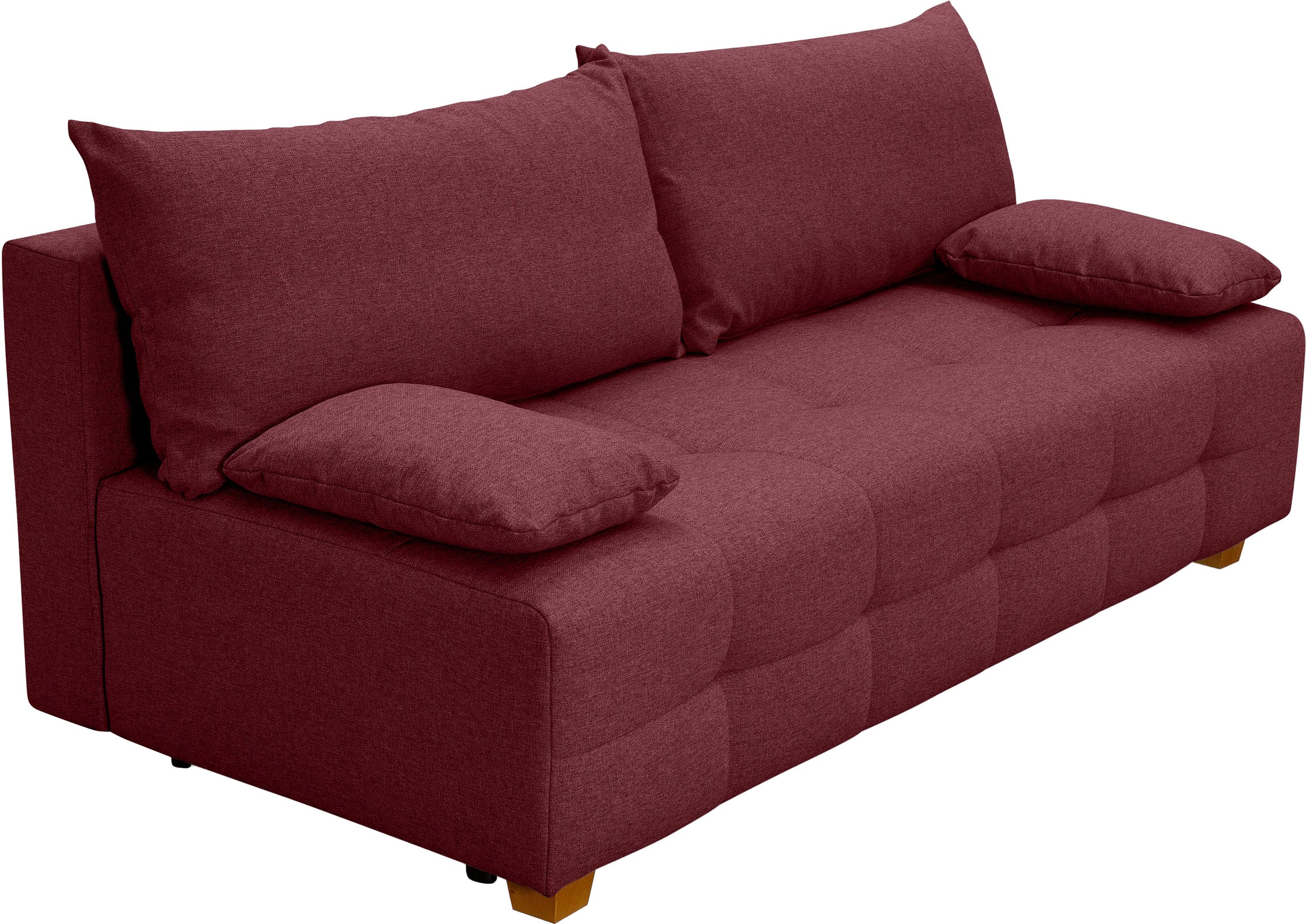 COLLECTION AB Schlafsofa »Bella«, Schlafsofa,Bettkasten,Bonellfederkern,Rückenkissen,Armlehnenkissen