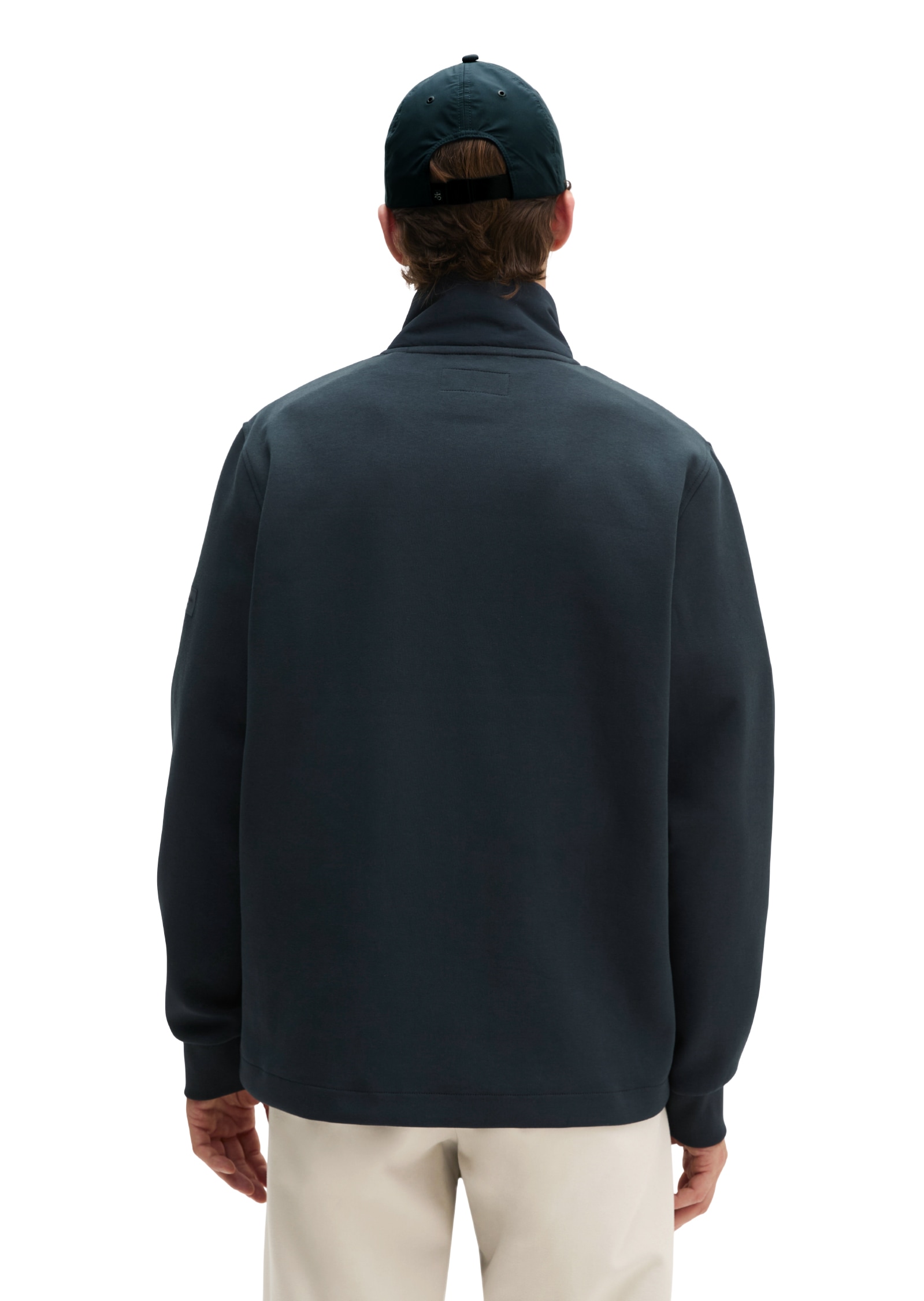 Marc O'Polo Hybridjacke Hybrid-Scuba-Sweatjacke regular