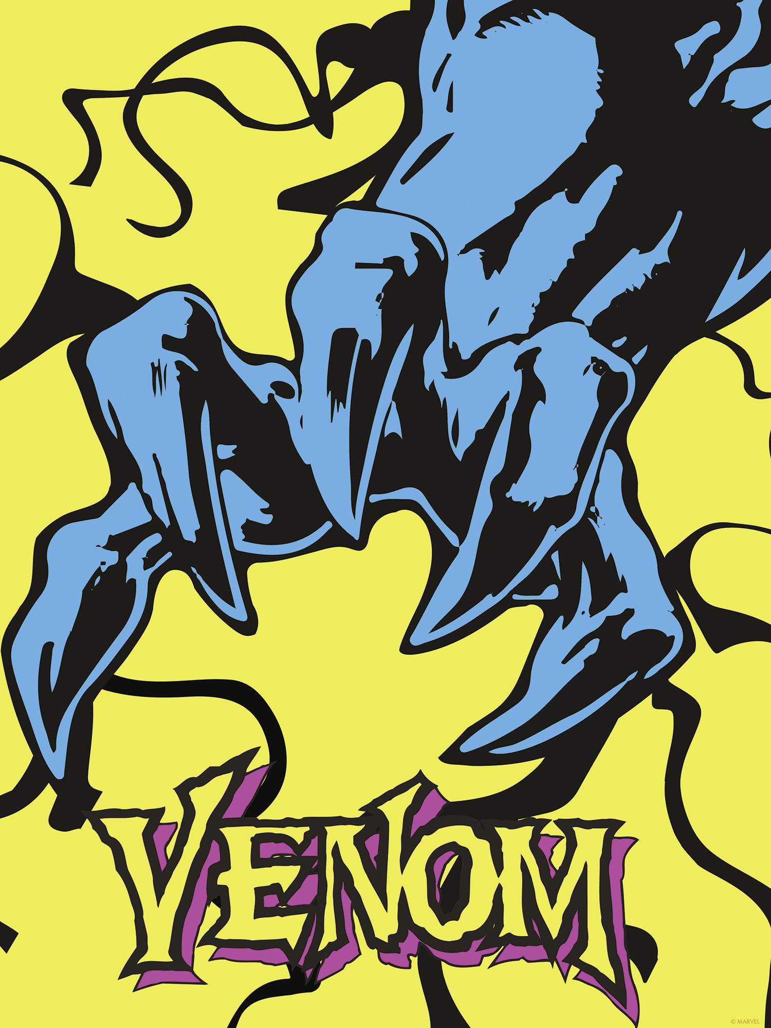 Komar Wandbild »Marvel Venom Colourful Claw«, Disney, (Set, 1 St.), 30 x 40 cm (Breite x Höhe) - Kinderzimmer, Dekoration