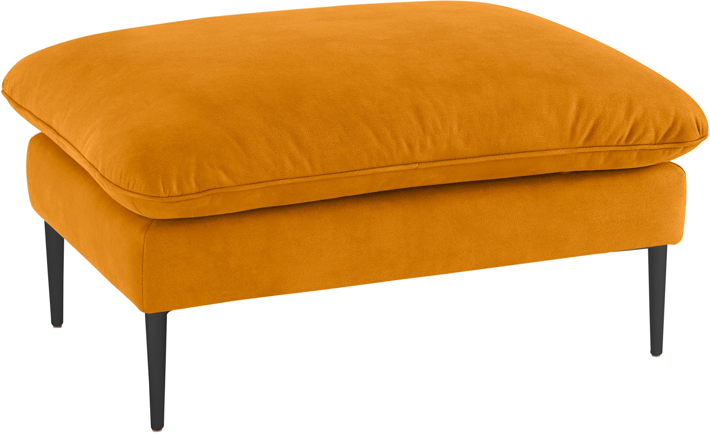 W.SCHILLIG Hocker »enjoy&MORE«, Füße schwarz pulverbeschichtet, Breite 106 cm