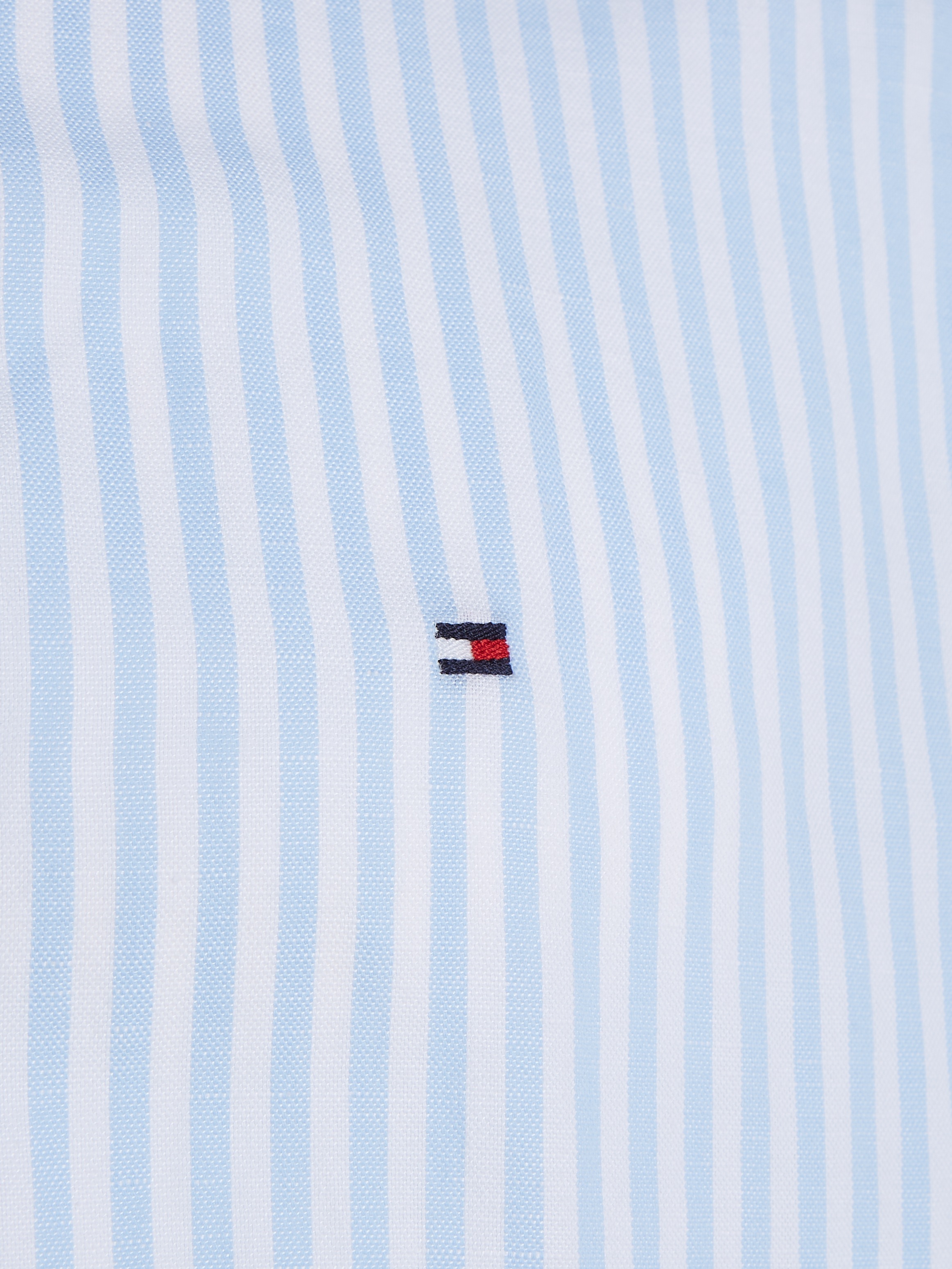 Tommy Hilfiger Langarmhemd »CL W-COTTON LINEN STRIPE SHIRT«, modisch gestreift