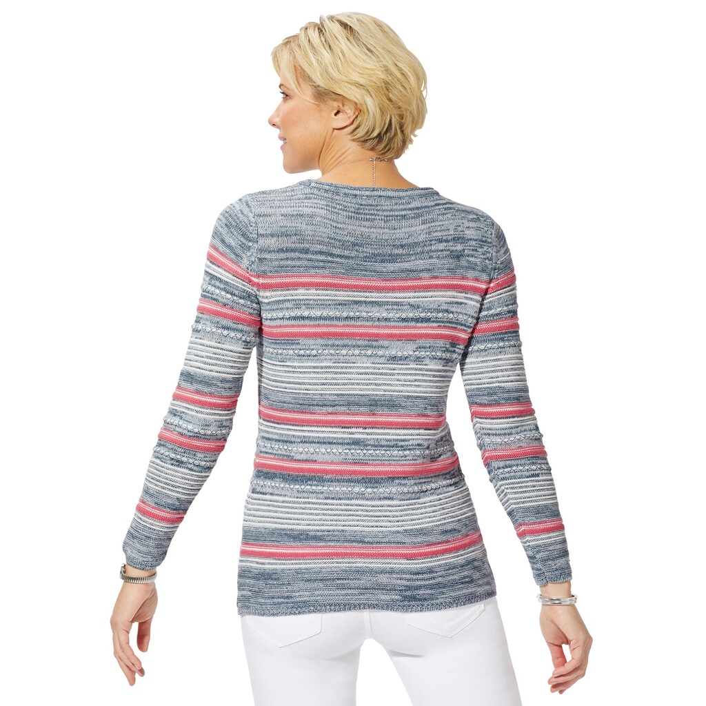 Casual Looks Rundhalspullover »Pullover«