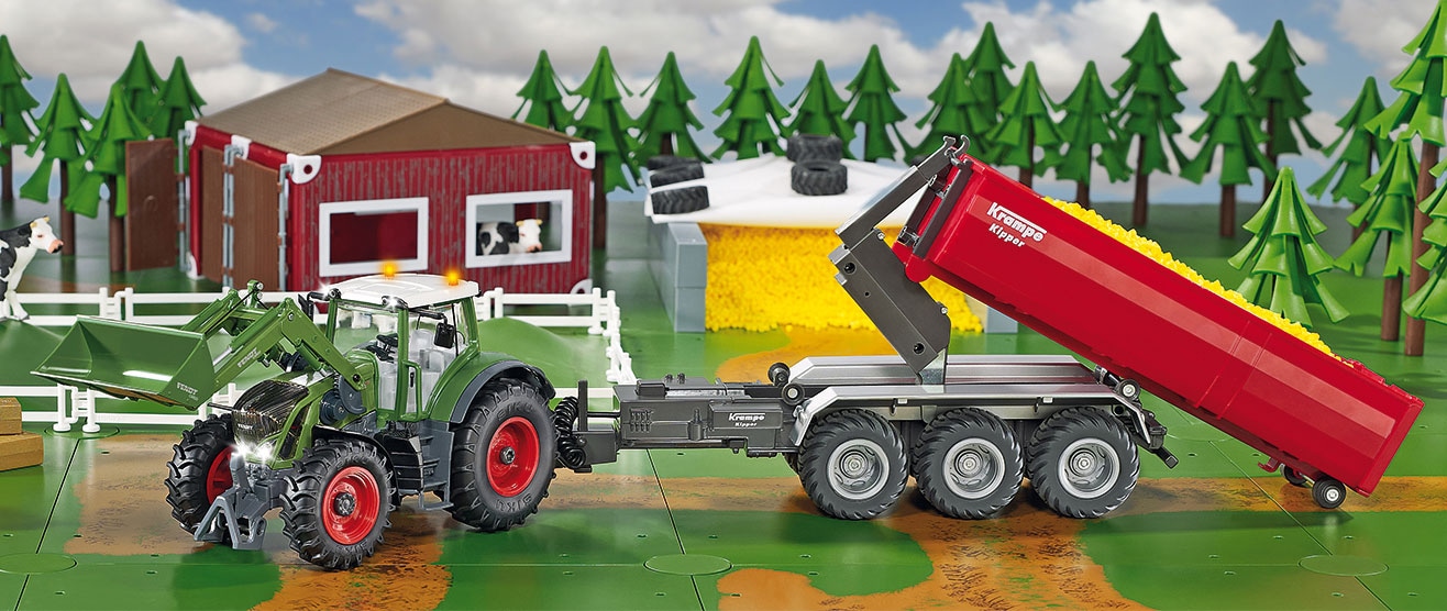 Siku Spielzeug-Traktor »SIKU Control, 3-Achs-Hakenliftfahrgestell