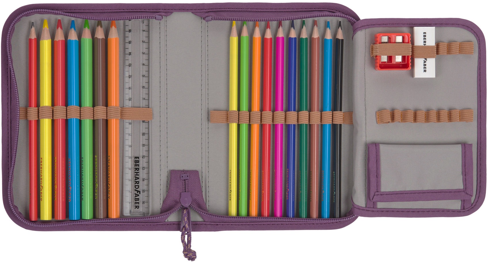 LÄSSIG Schulranzen »Unique, Boxy, Purple«, Reflektoren, PETA-approved vegan; aus recyceltem Material