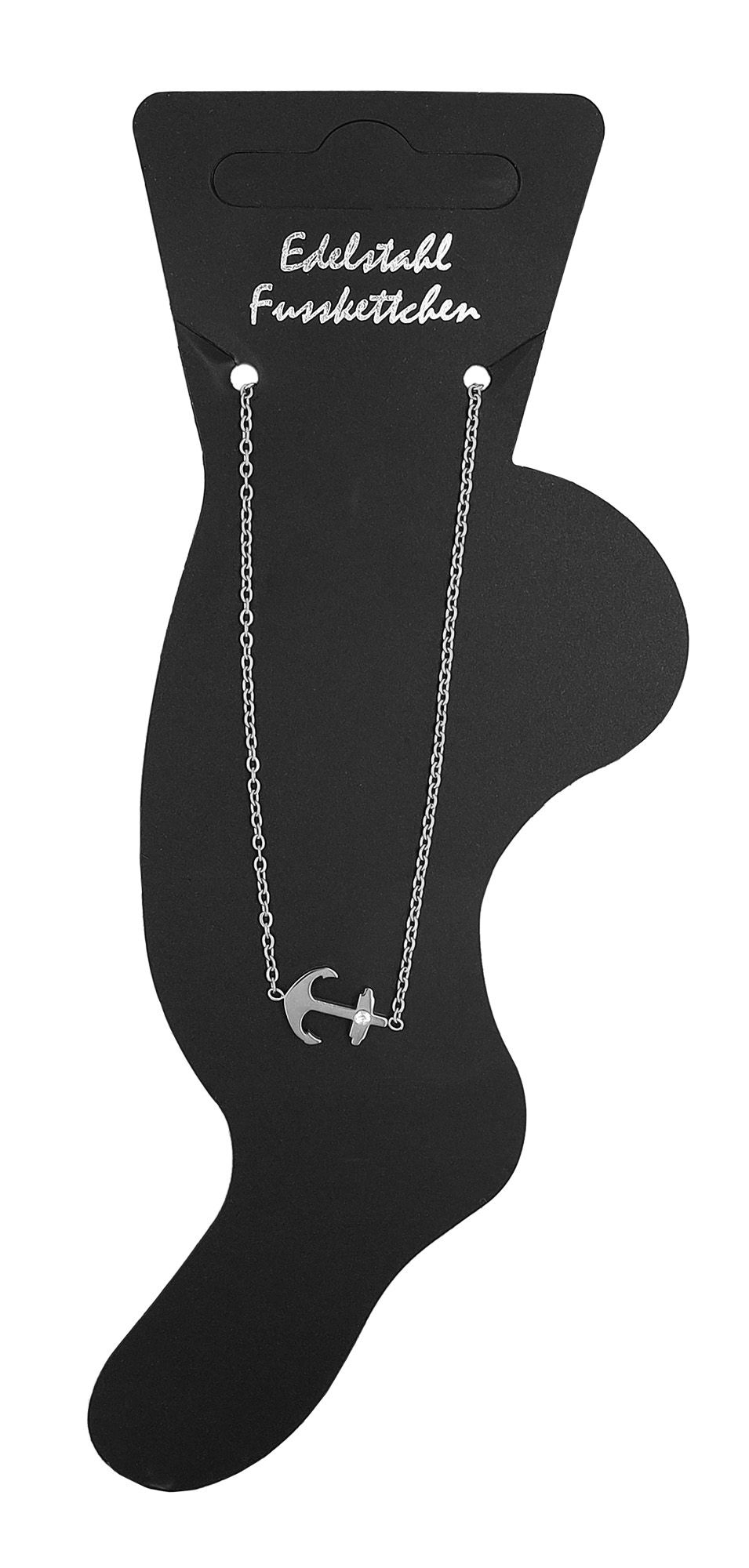 Adelia´s Fußkette »Edelstahl Fußkettchen Anker«