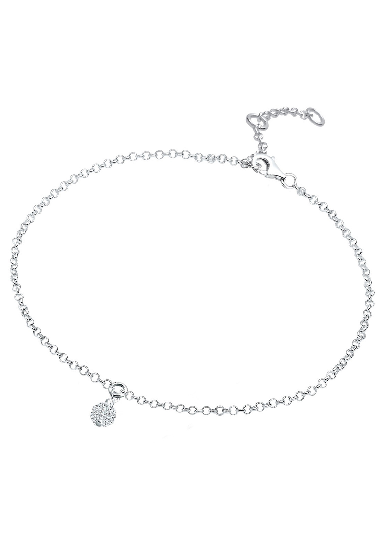 Elli Armkette »Armband Armkette Kugel 925 Silber, mit Kristallen von Swarovski®«
