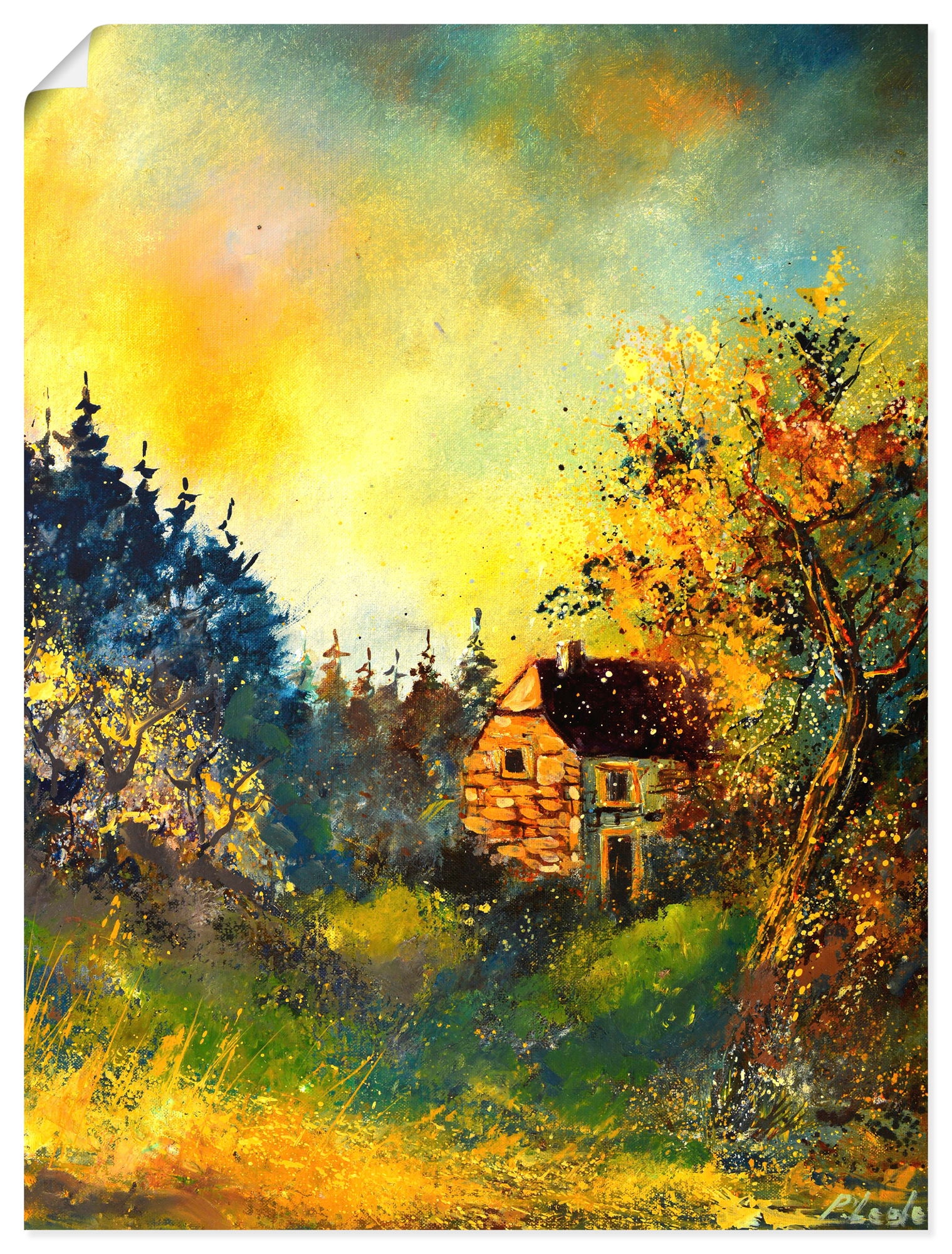 Artland Wandbild »Remote house« Gartenbilder 1 Stk. tlg. als Alubild, Leinwandbild, Poster, Wandaufkleber in verschied. Größen