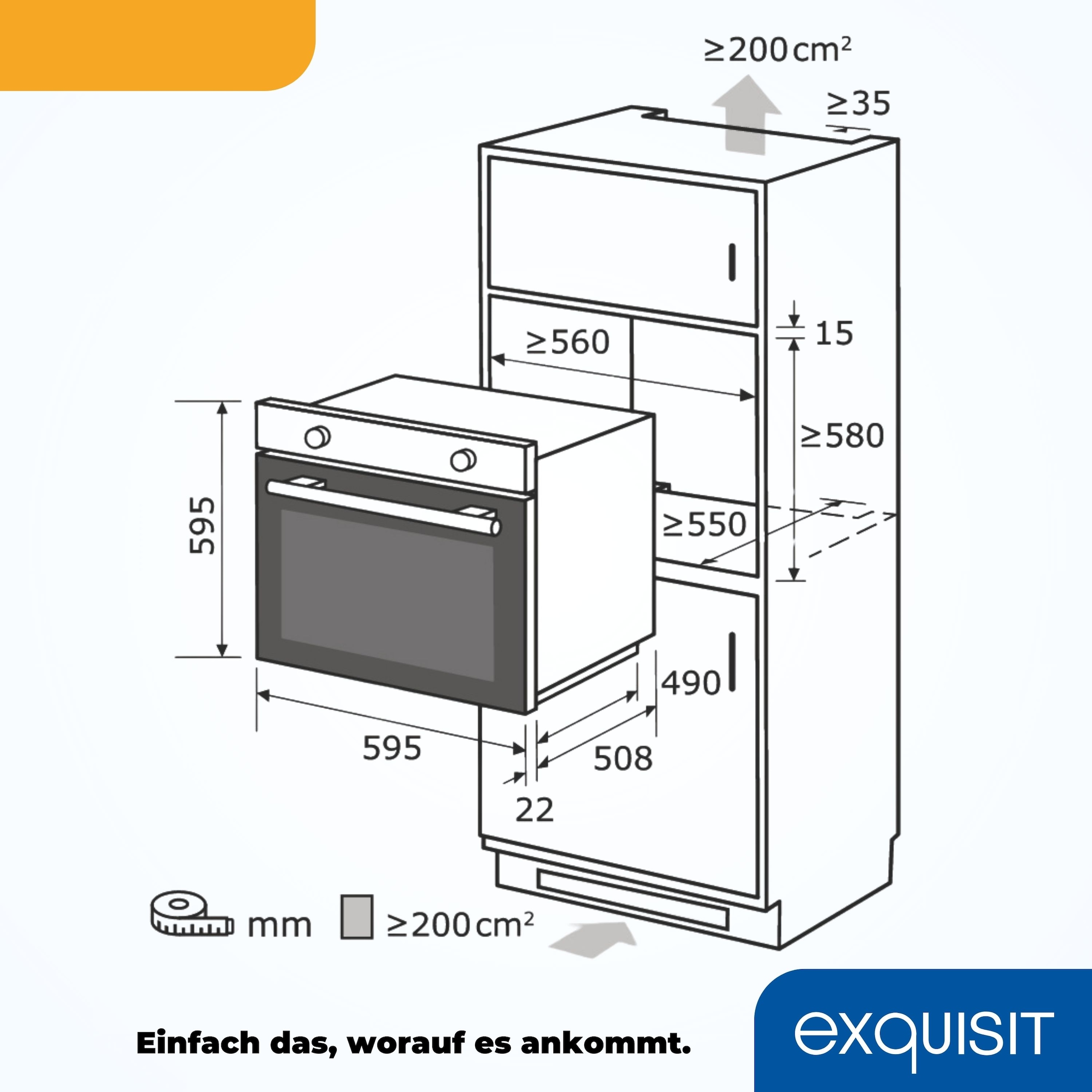 exquisit Backofen  »EBE65-1H«