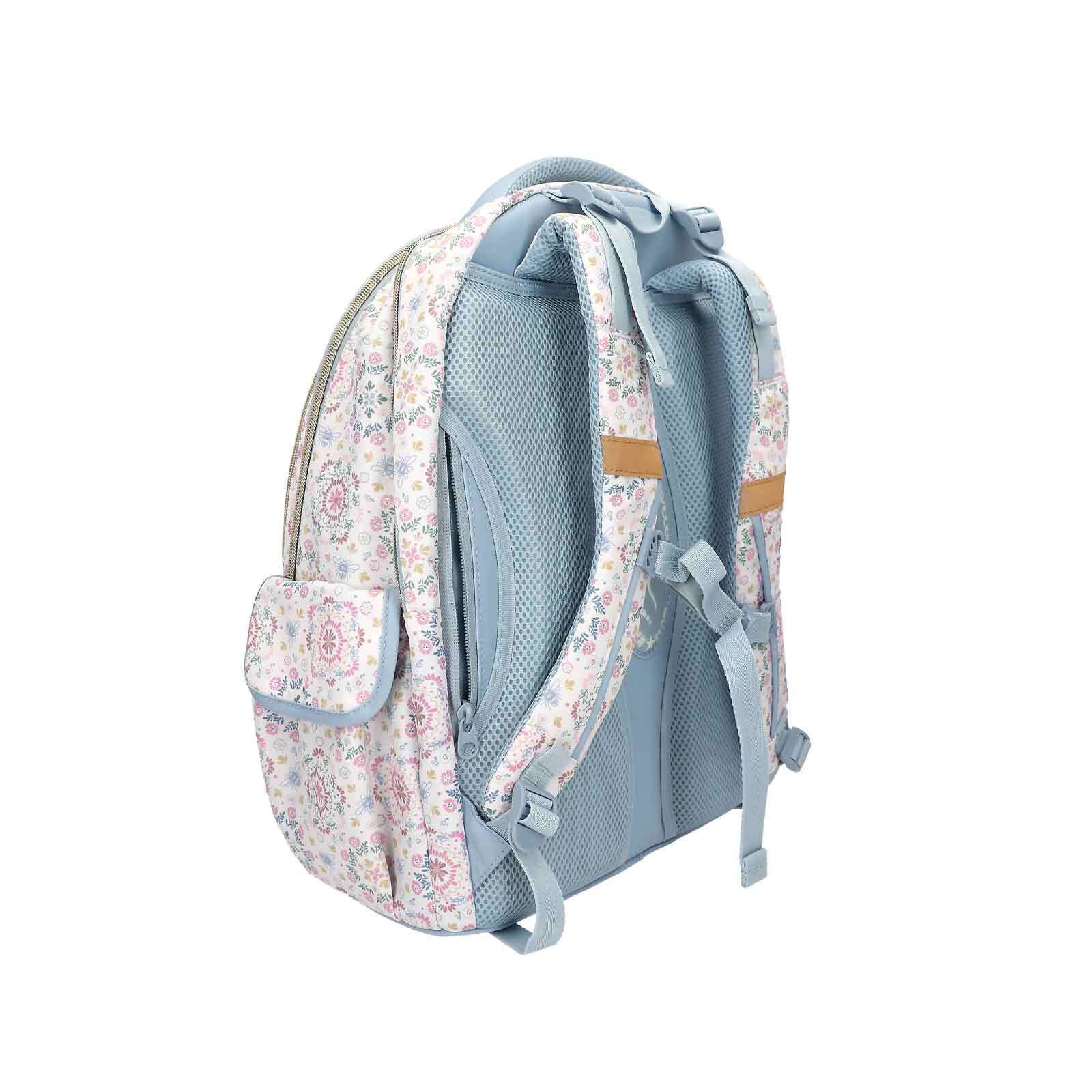 Depesche Rucksack »Schulrucksack FESTIVAL FUN TOPModel 25 x 34 x 43 cm hellblau«