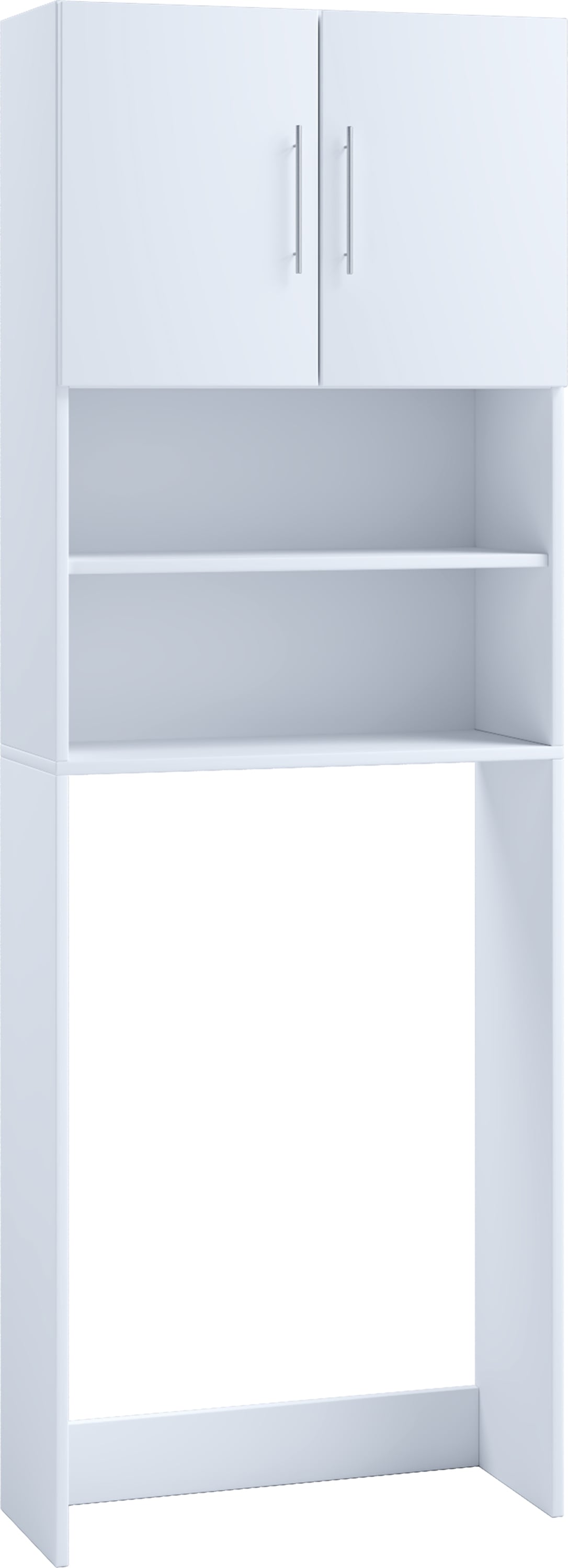 VCM Waschmaschinenumbauschrank »VCM Waschmaschinenschrank | Praktischer Überbauschrank mit viel Stauraum | Maße ca. B. 64 x H. 190 x T. 25 cm | Waschmaschinenregal für Bad und Waschküche | Waschmaschinenüberbauschrank- Jutas«, (1 St.)