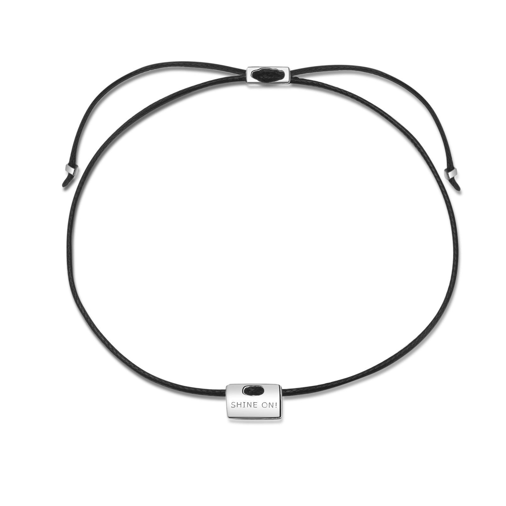 Armband »Armband schwarz/silber LORIE«