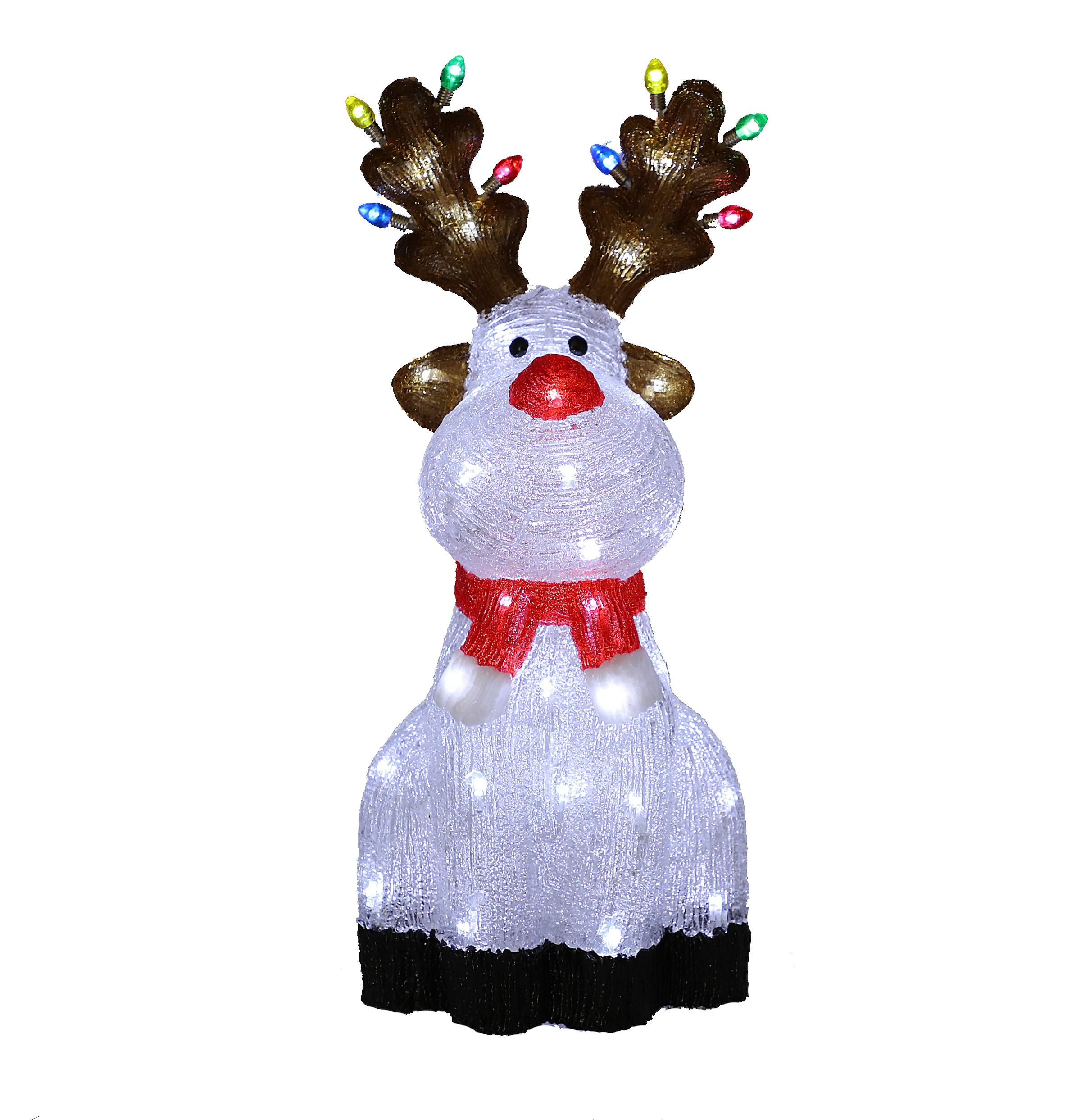OTTO home LED Dekofigur »Acryl Figur GAVVEN mit warmweißen LED's« LED-Board 1 Stk. Batteriebetrieb (3xAA) mit 6/18 Std. Timer, Zuleitung 50 cm