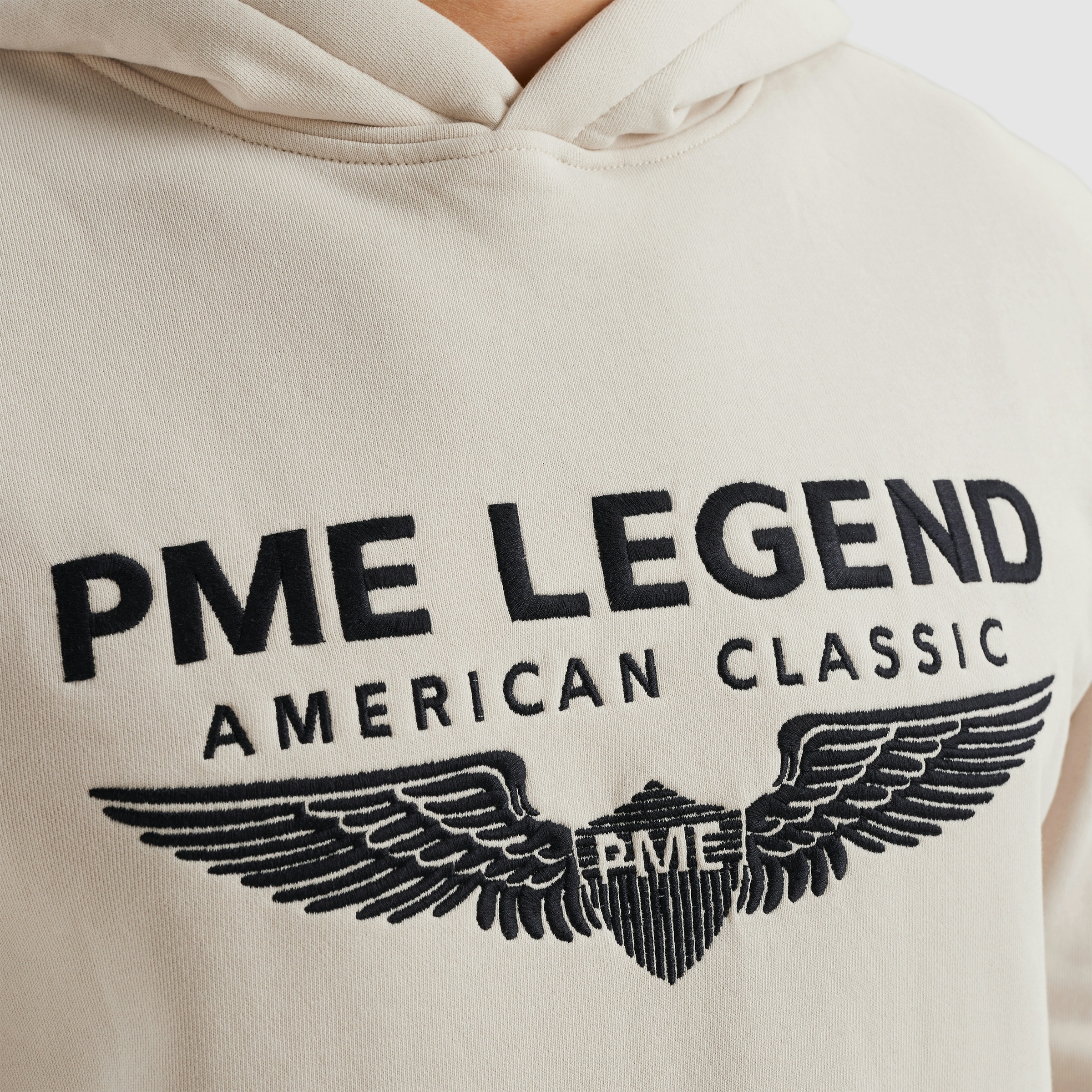 PME LEGEND Kapuzensweatshirt »Hooded soft terry with logo«, mit Logostickerei