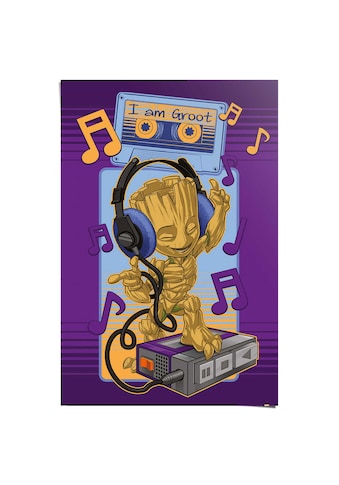 Poster »Guardians of the Galaxy - groot cassette«