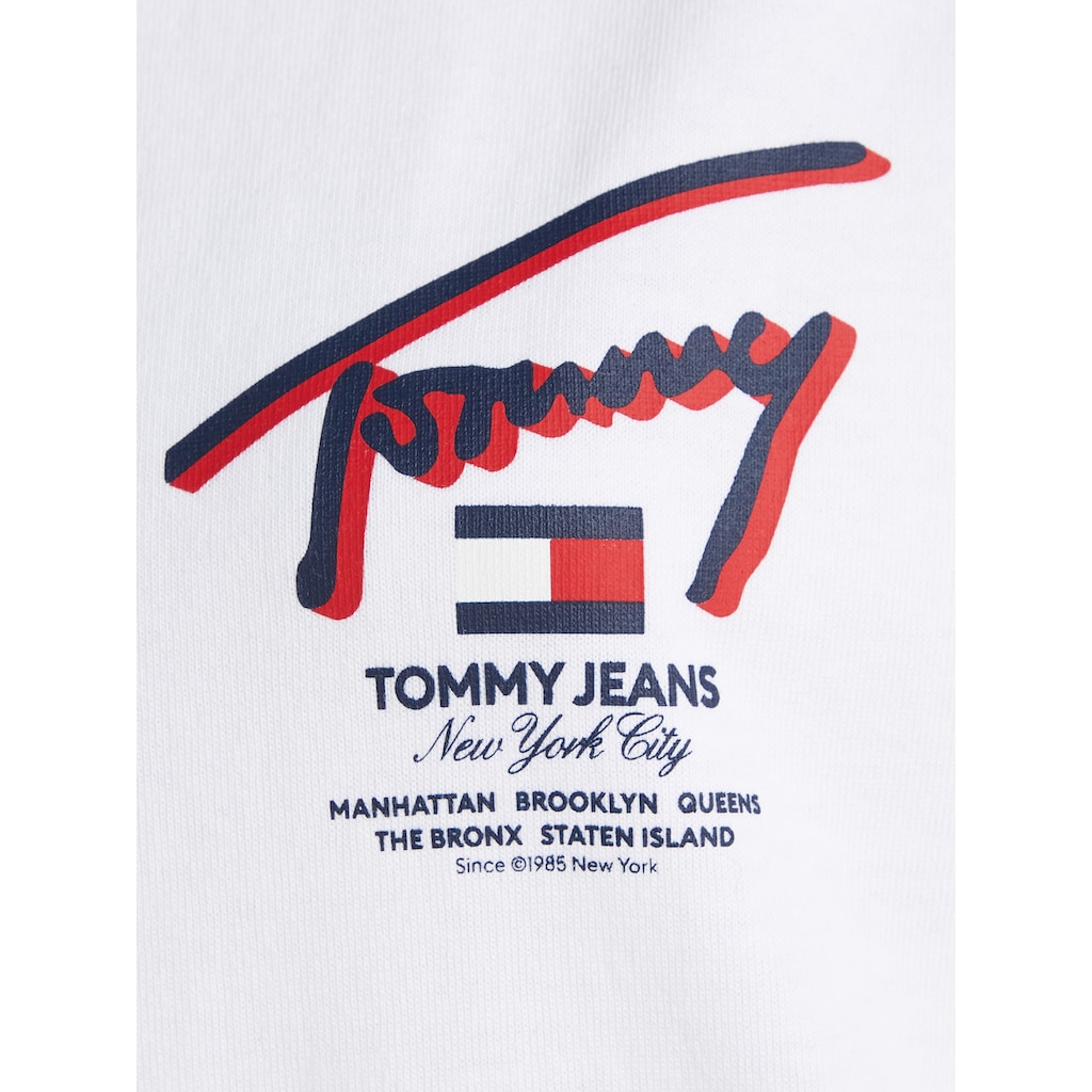 Tommy Jeans Shirtkleid »TJW STREET SIGNATURE TEE DRESS«, mit Tommy Jeans Flagge