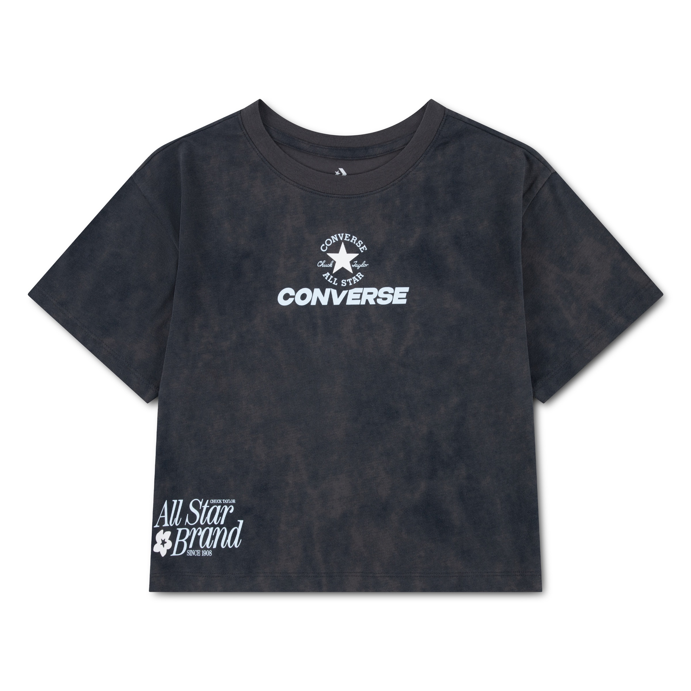 Converse T-Shirt »CNVG PRINTED WASH BOXY TEE« für Kinder, sportlicher Stil, weiches Jersey-Material