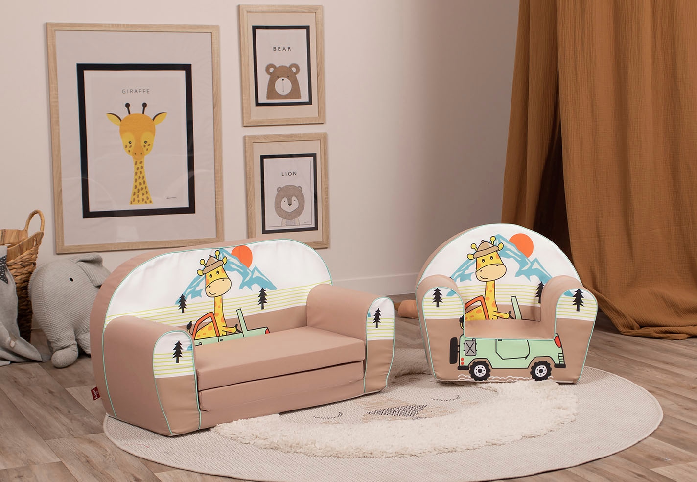 Knorrtoys® Sessel »Giraffe on Tour«, für Kinder; Made in Europe kaufen bei  OTTO