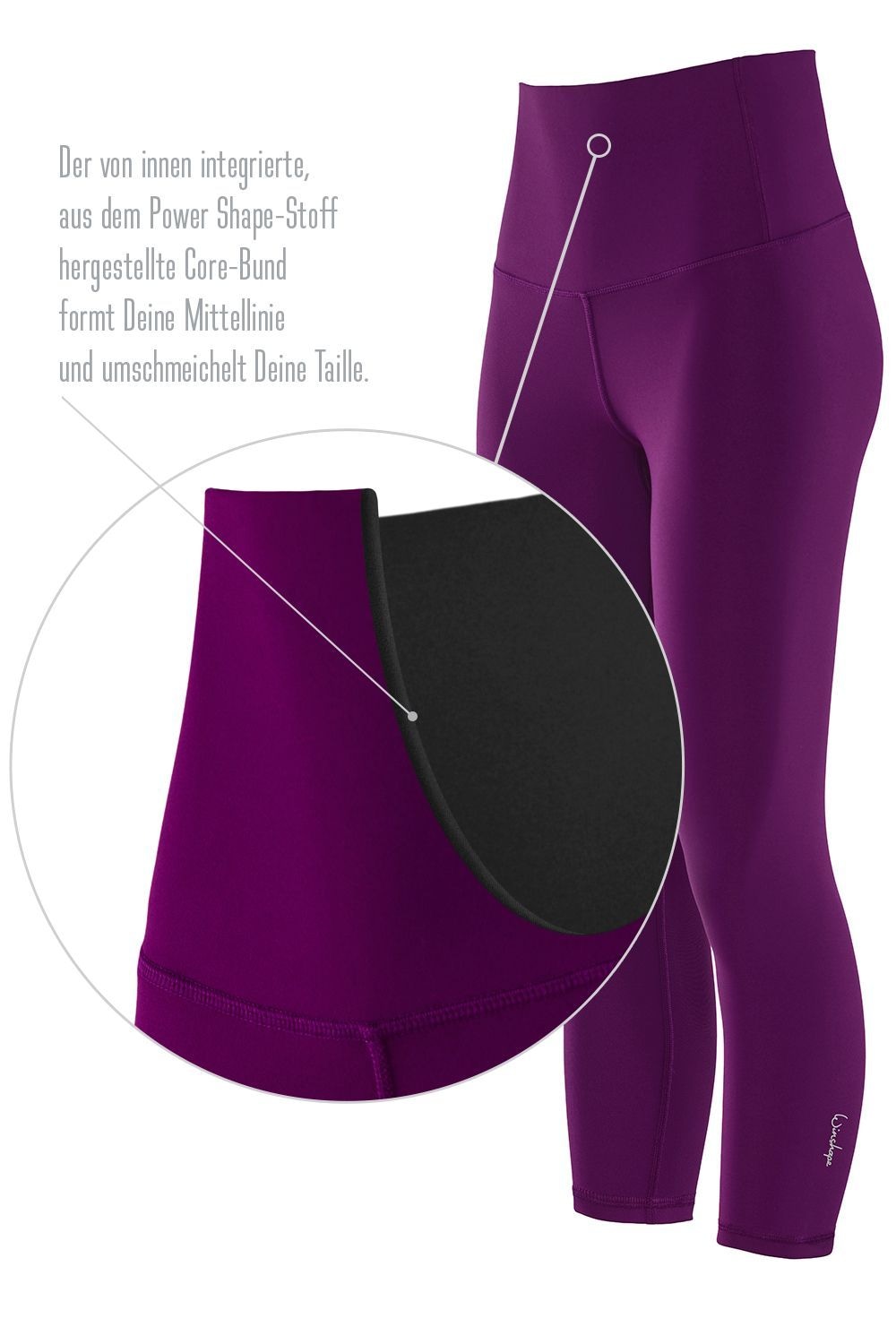 Winshape Leggings »7/8-Tights HWL317C«, mit V-Shape Applikation und Core-Bund
