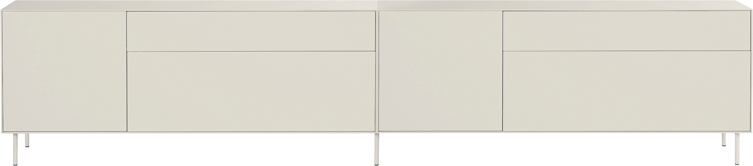 LeGer Home by Lena Gercke Lowboard »Essentials«, (2 St.), Breite: 334cm, MDF