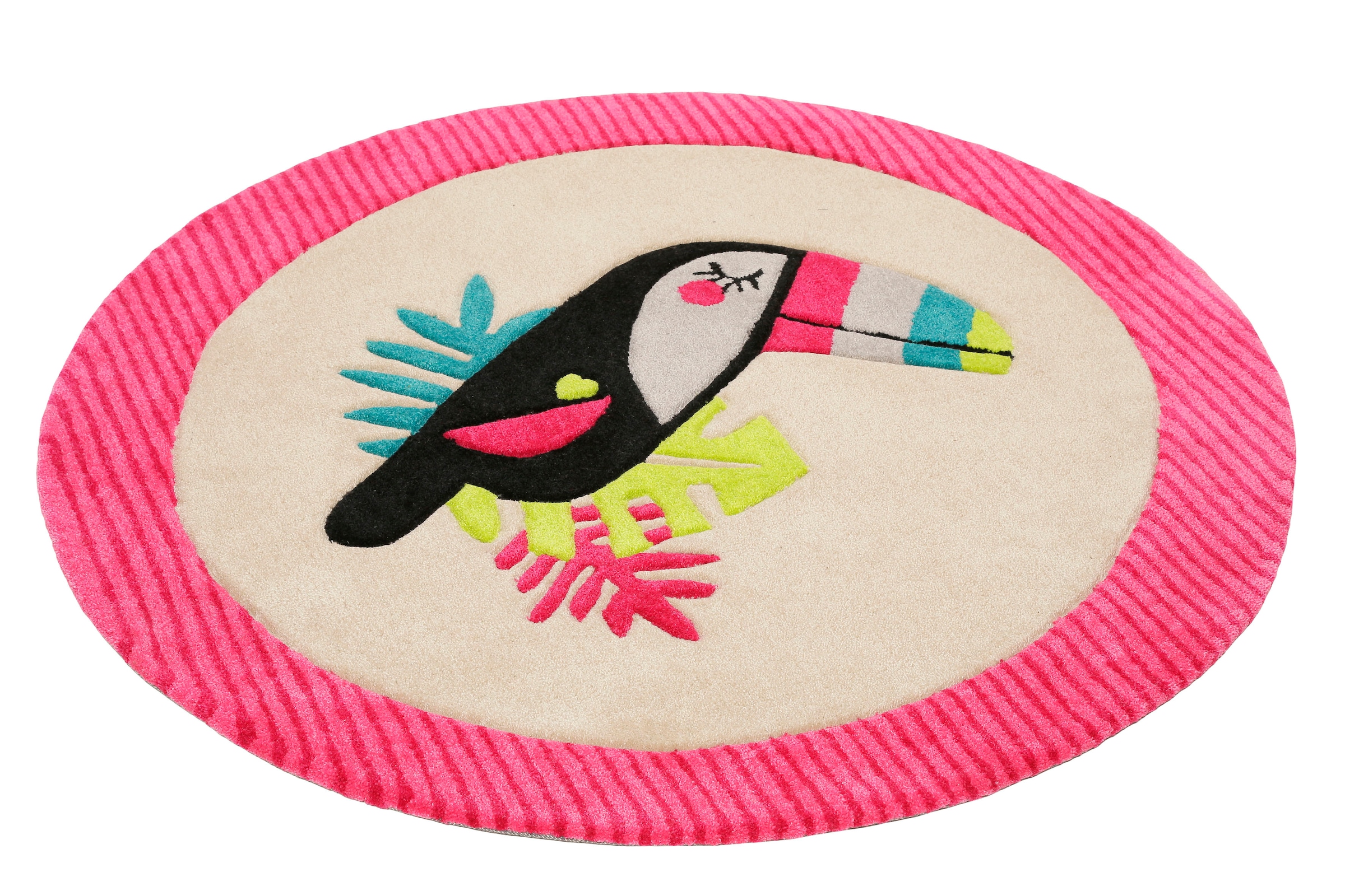 Toucan rund, bei OTTO »E-Toucan«, besonders Kinderteppich Esprit weich, Motiv kaufen