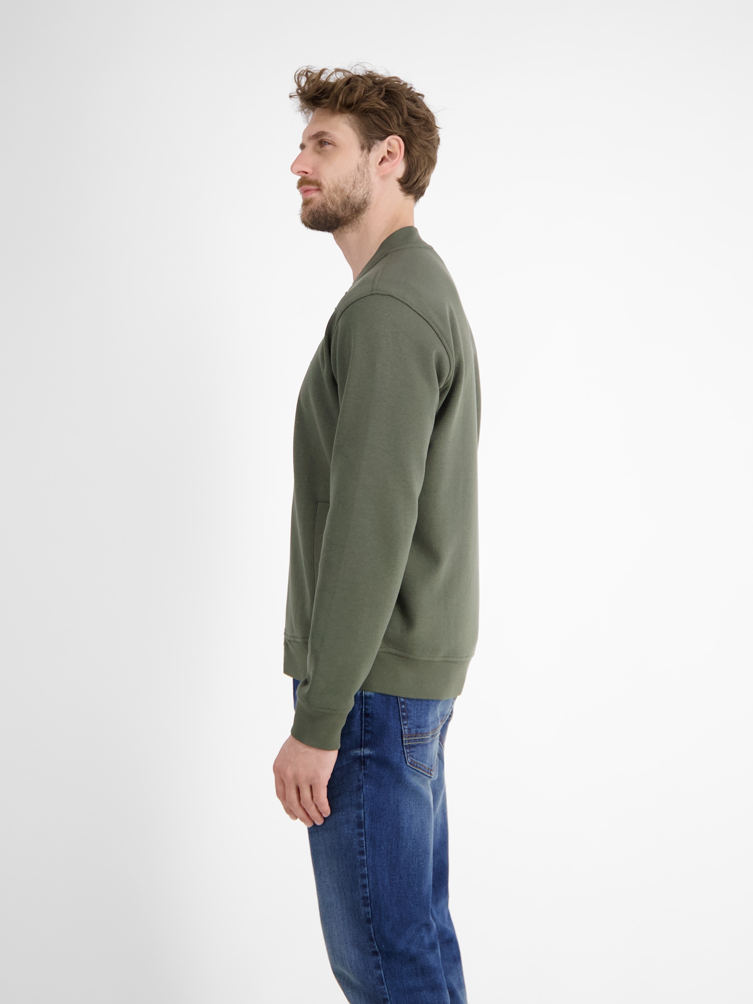 LERROS Sweatjacke »LERROS College-Sweatjacke für Herren«