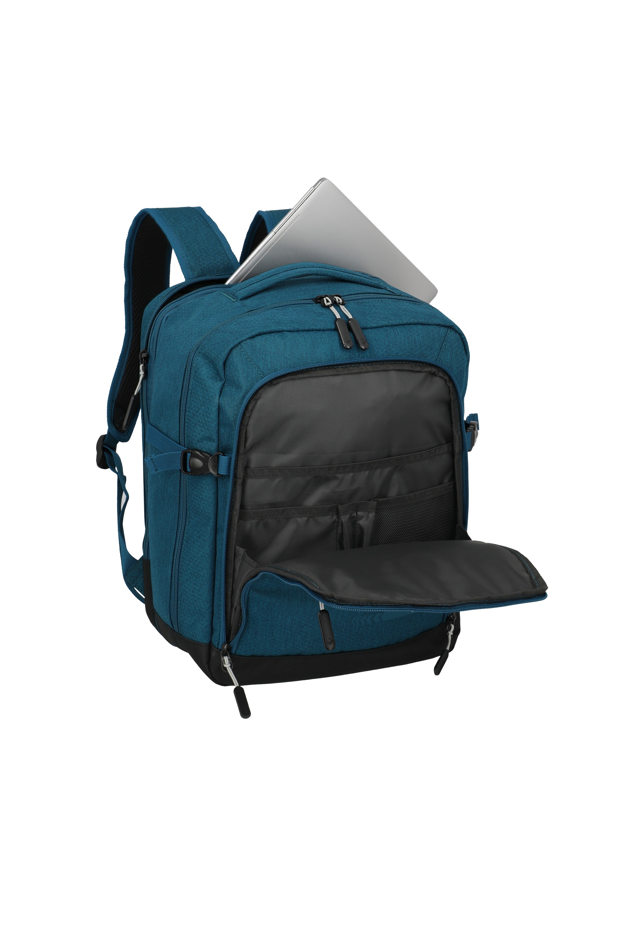 travelite Reiserucksack »KICK OFF Cabin Rucksack« Unisex Rucksack, Handgepäckgröße, Laptopfach und große Öffnung