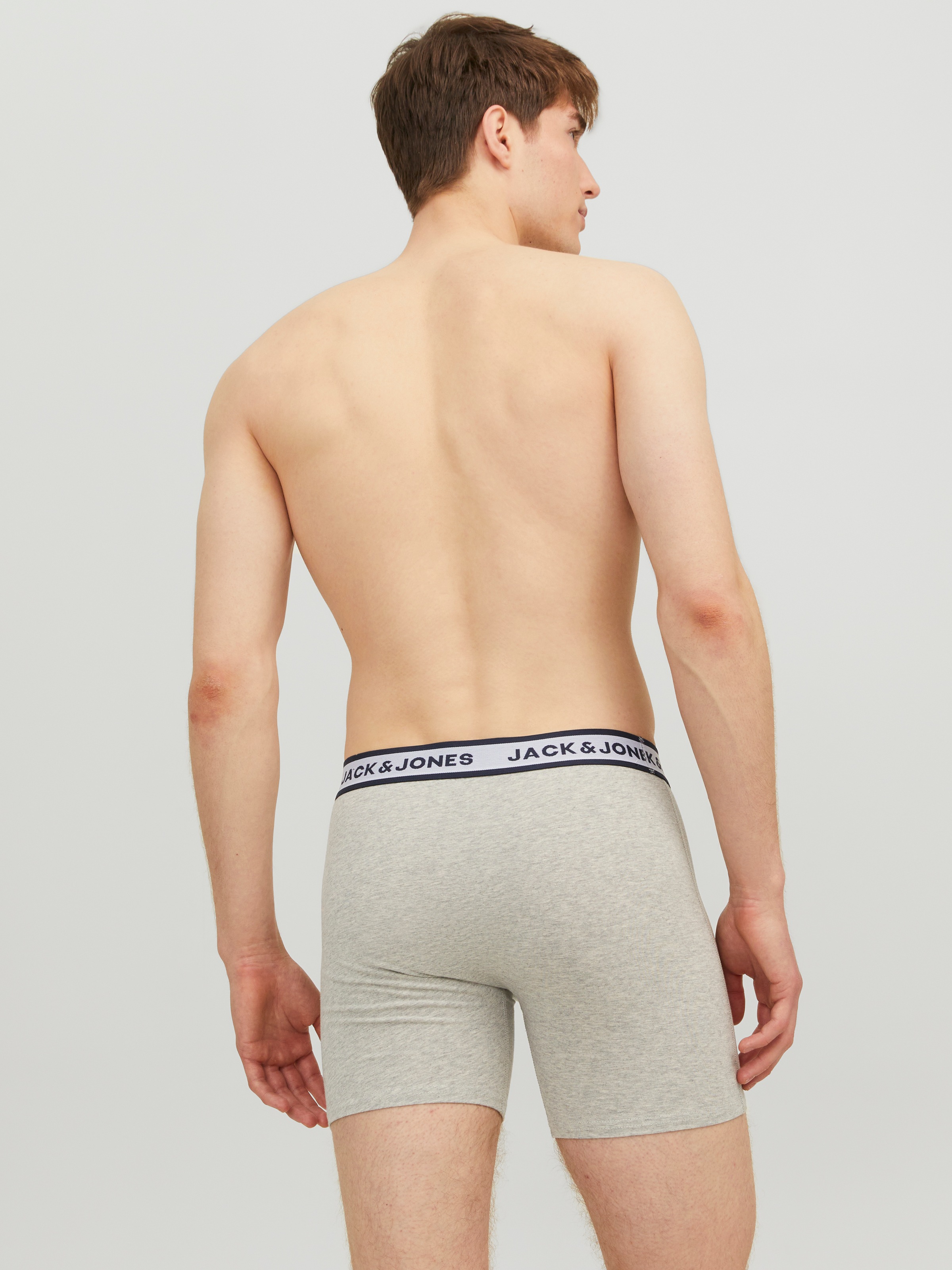 Jack & Jones Boxershorts »JACSOLID BOXER BRIEFS 3 PACK NOOS« Packung, 3 Stk.