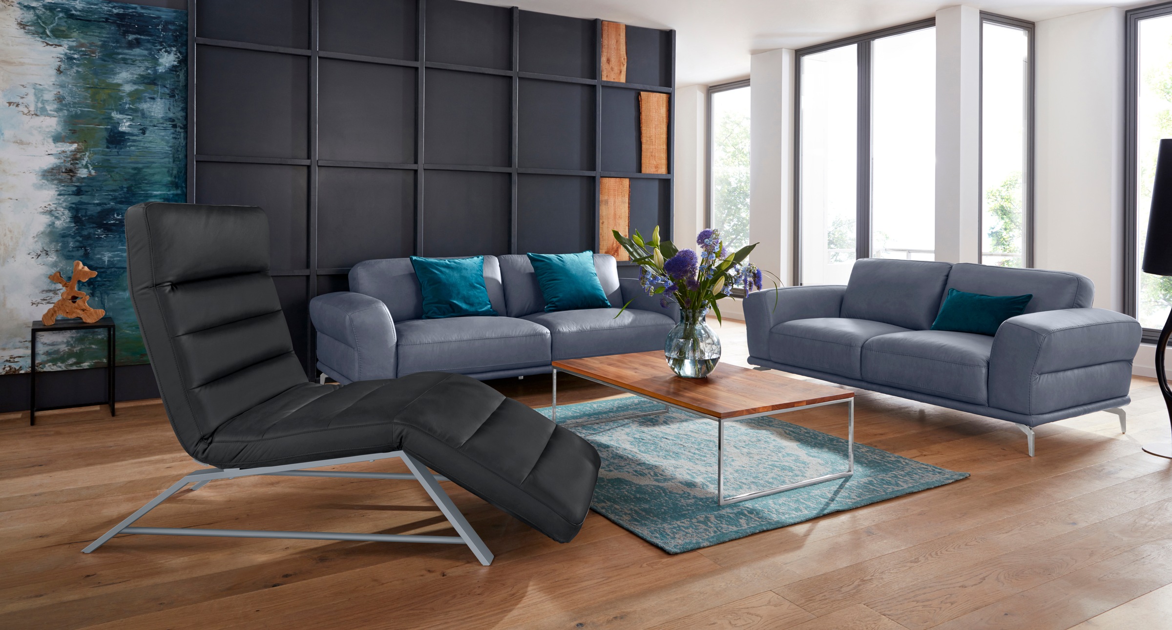 W.SCHILLIG Relaxliege »daily dreams«, Funktionsliege wahlweise mit Motor, Gestell matt, Breite 75 cm