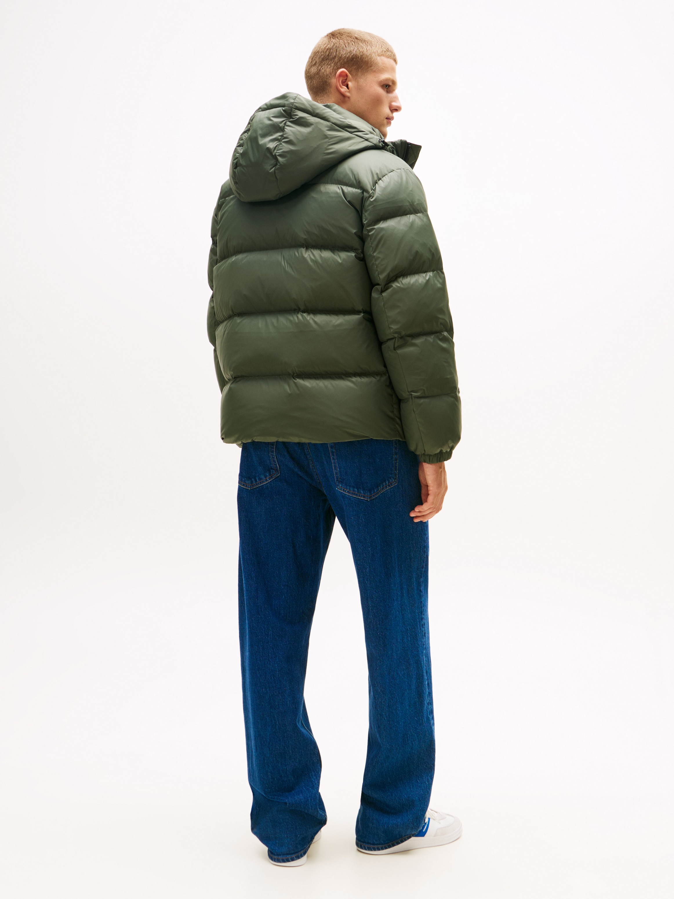 Tommy Jeans Steppjacke »TJM ESSENTIAL DOWN JACKET EXT« mit Kapuze Winterjacke Outdoorjacke Gefüttert 2 in 1 Jacke abnehmbare Kapuze