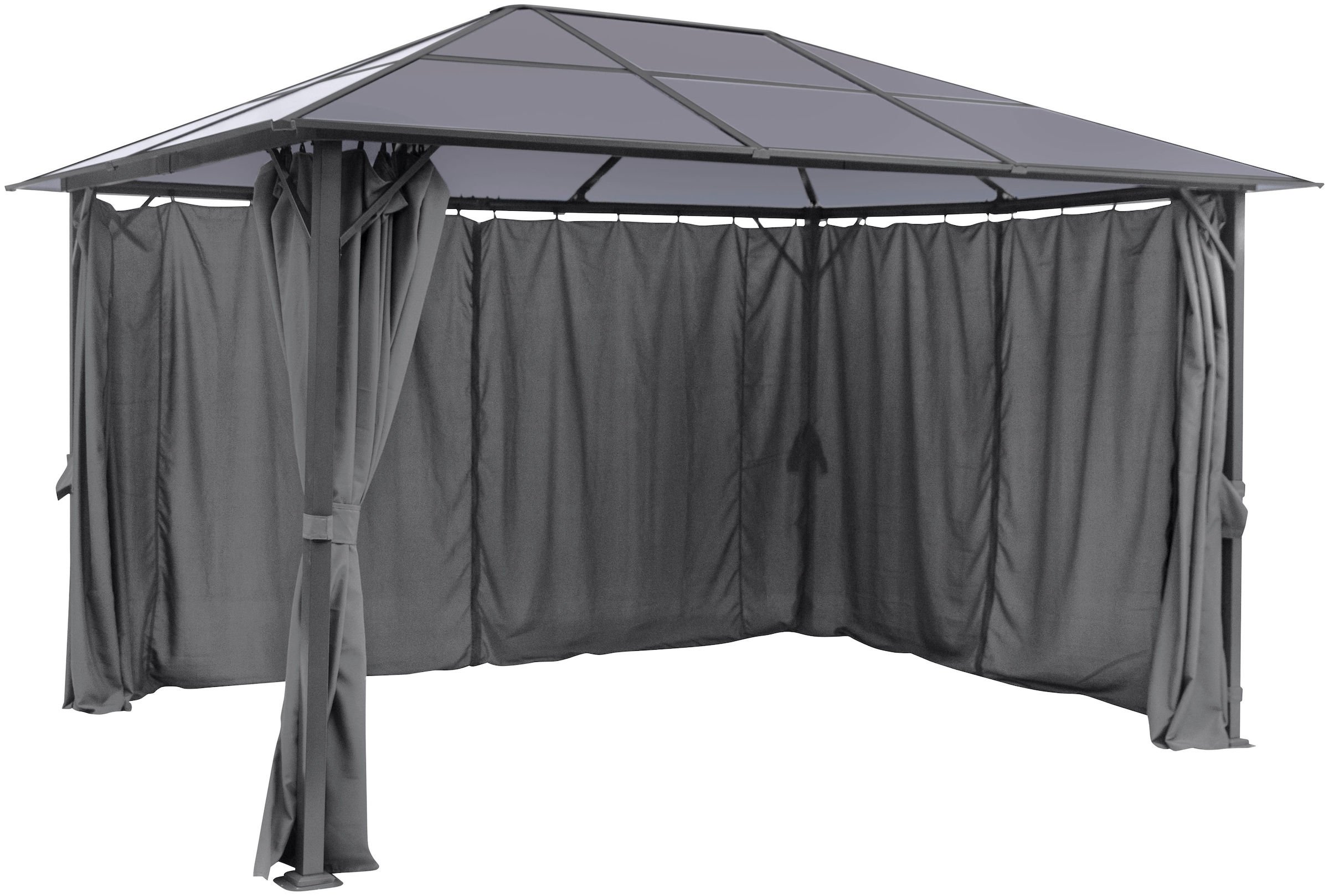 KONIFERA Pavillon »Malaga«, BxT: 300x400 cm, Stahlgestell, Polycarbonat-Dachplatten