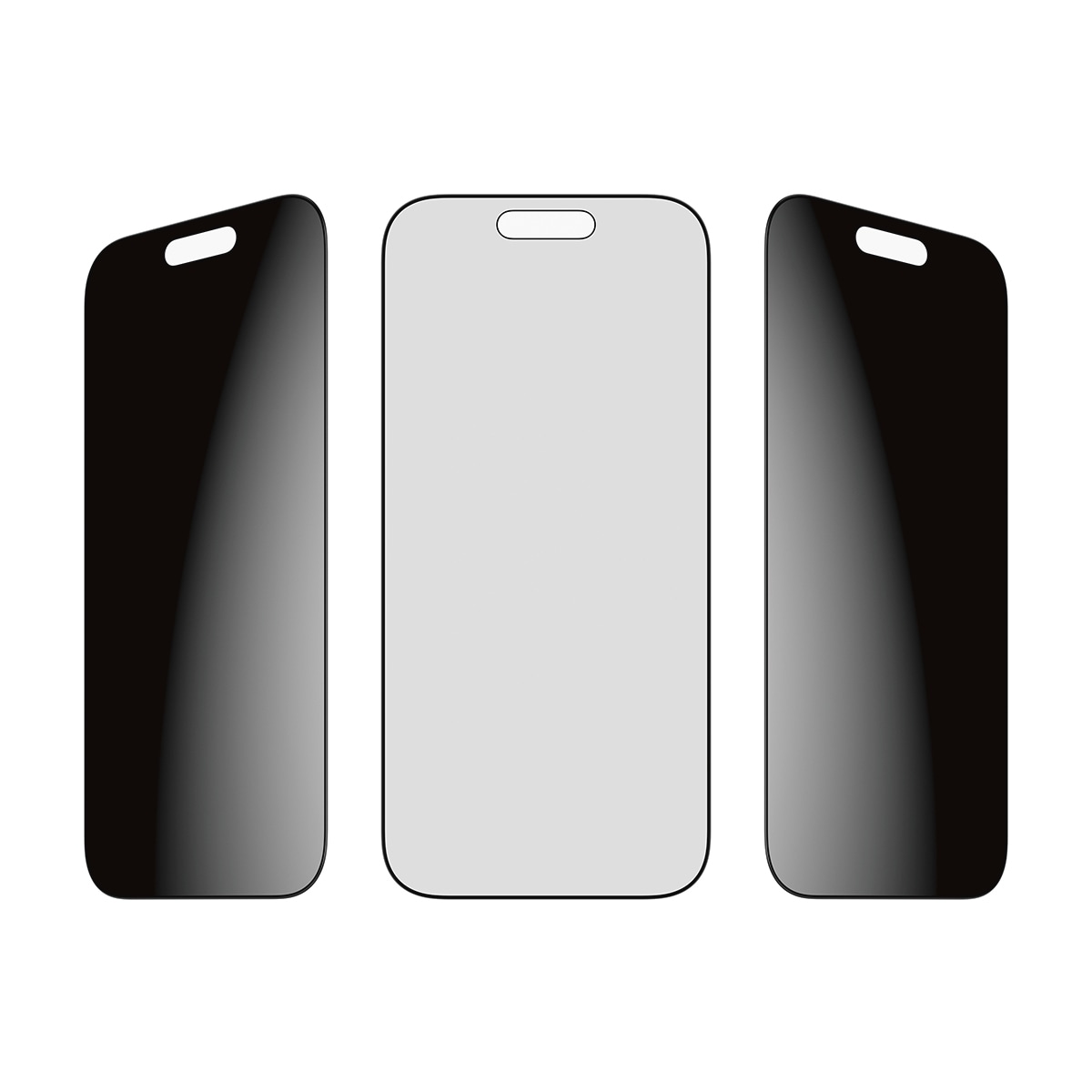 CARE by PanzerGlass Displayschutzglas »2-Way Privacy Ultra-Wide Fit Screen Protector« für Apple iPhone 17;Apple iPhone 16 Pro Displayschutzfolie, Schutzfolie, Bildschirmschutz, kratz- & stoßfest