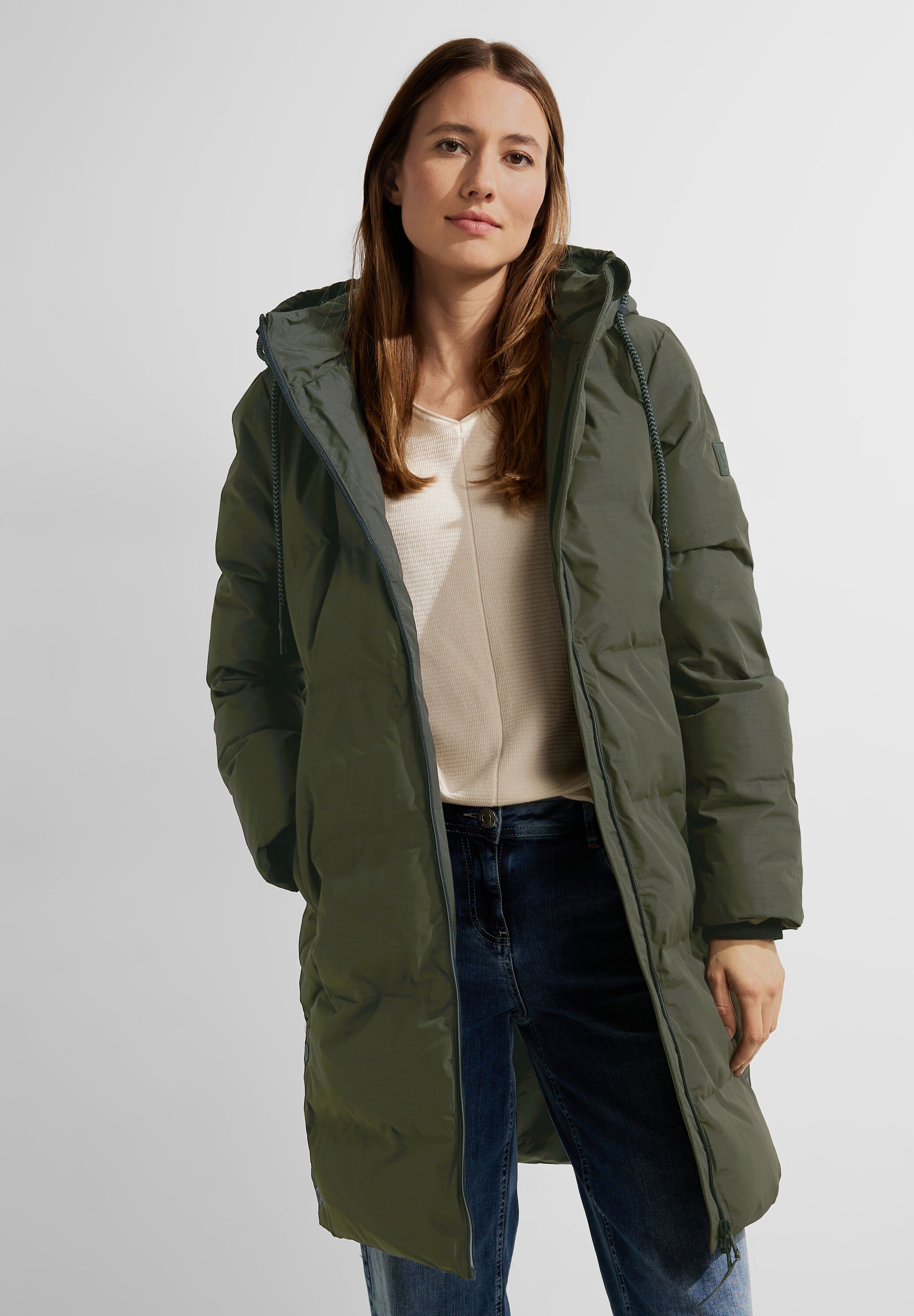 Wintermantel »Welded Structured Coat«, mit Tunnelzugband
