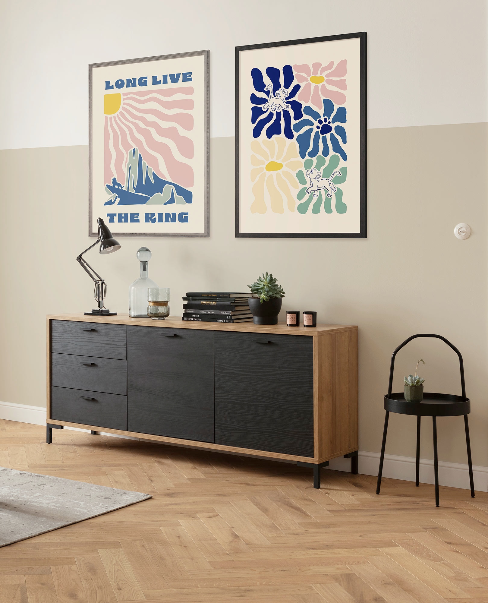 Komar Wandbild »Disney The Lion King Pride Rock«, Disney, (Set, 1 St.), 30 x 40 cm (Breite x Höhe) - Kinderzimmer, Dekoration