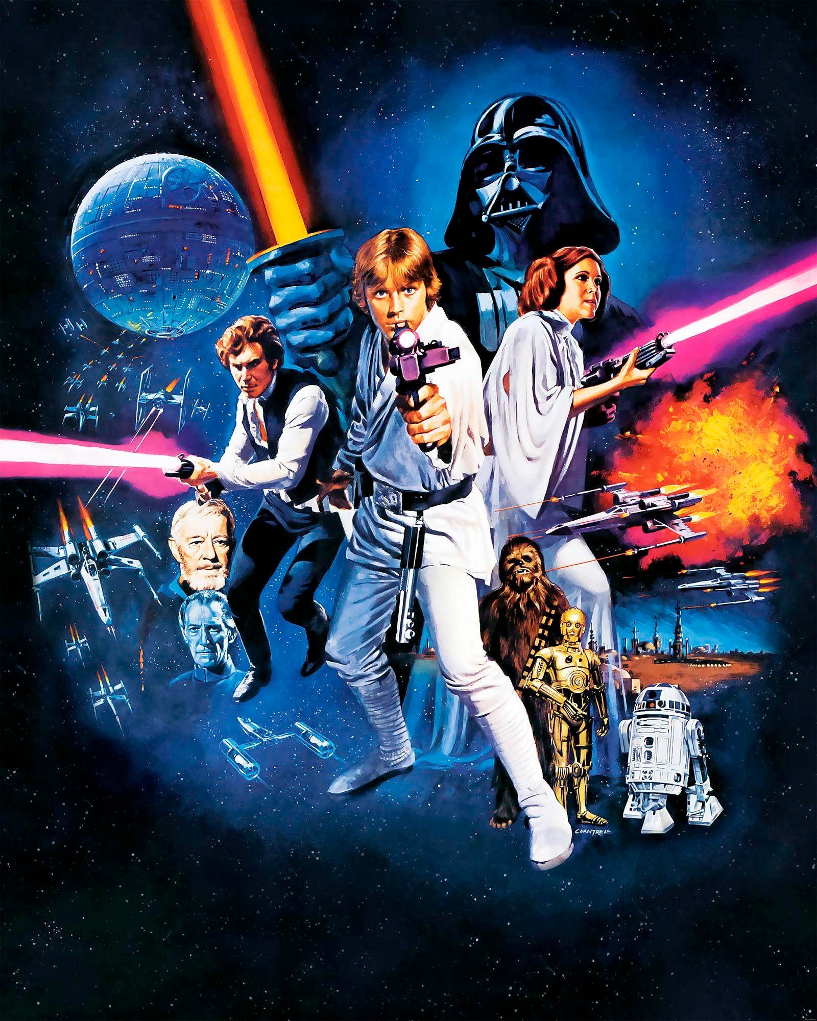 Vliestapete »Star Wars Poster Classic 1«, 200x250 cm (Breite x Höhe), Vliestapete, 100...