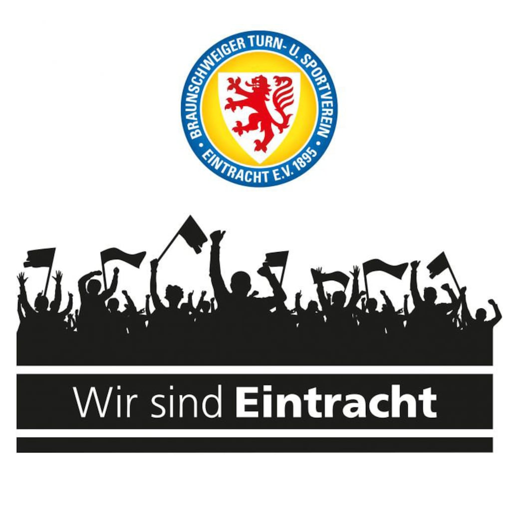 Wall-Art Wandtattoo »Eintracht Braunschweig Fans Logo«, (1 St.)
