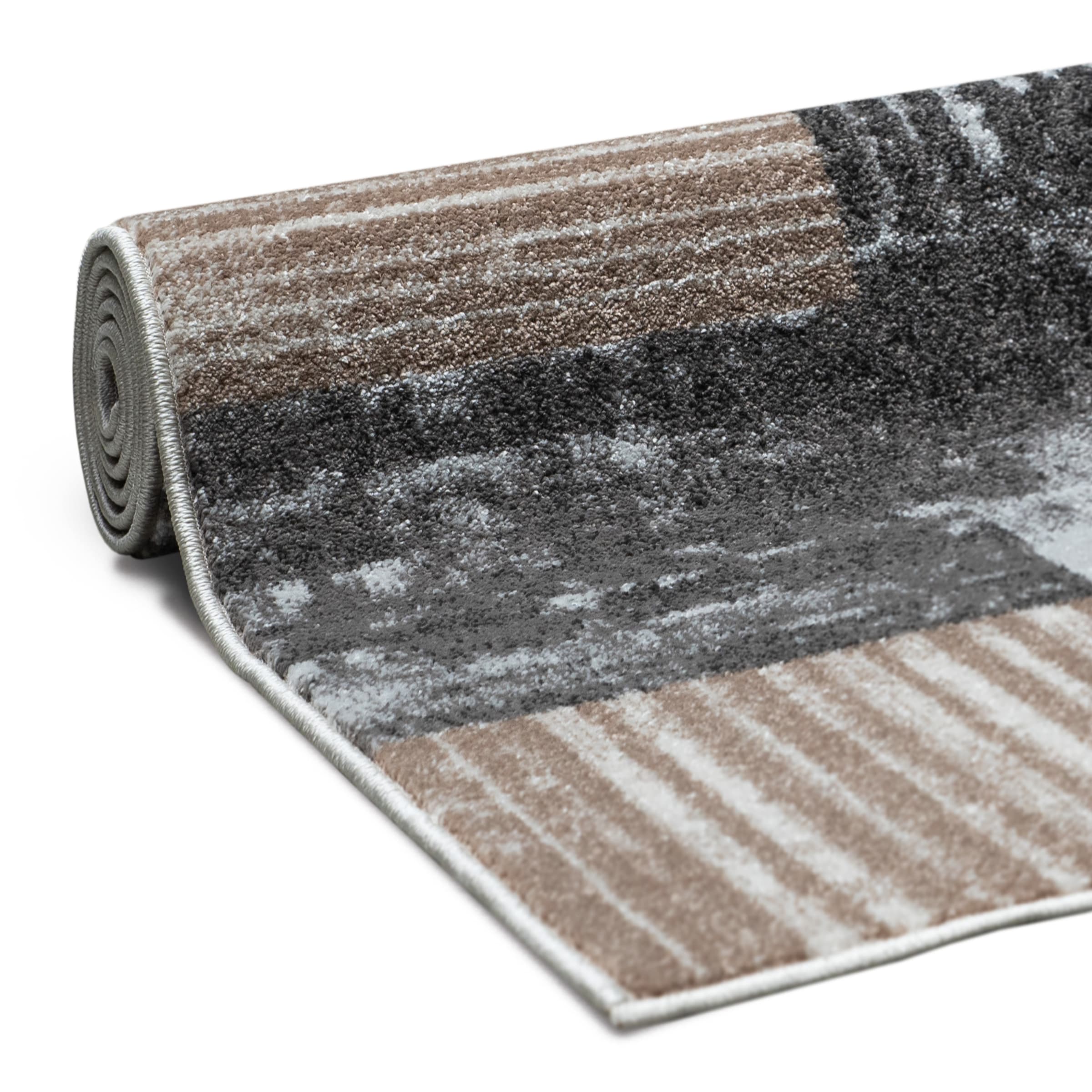 OTTO home Teppich »Lunari«, rechteckig, 9 mm Höhe, Karo-Design, modern, geometrisches Muster, weiche Haptik