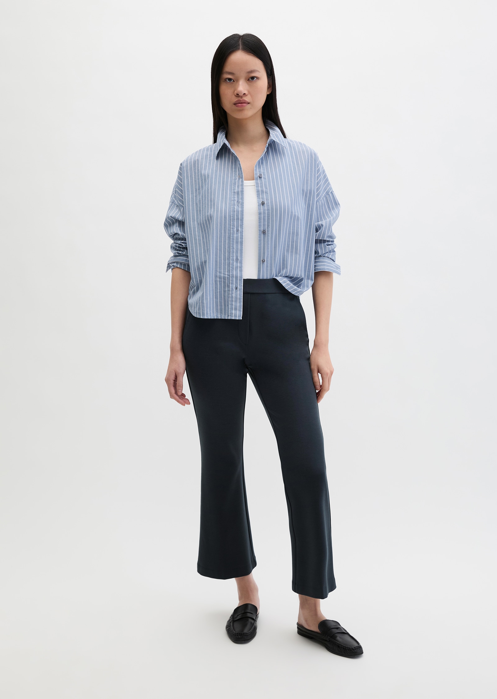 Marc O'Polo Jerseyhose »MARTHE Flared«  MODEL MARTHE FLARED