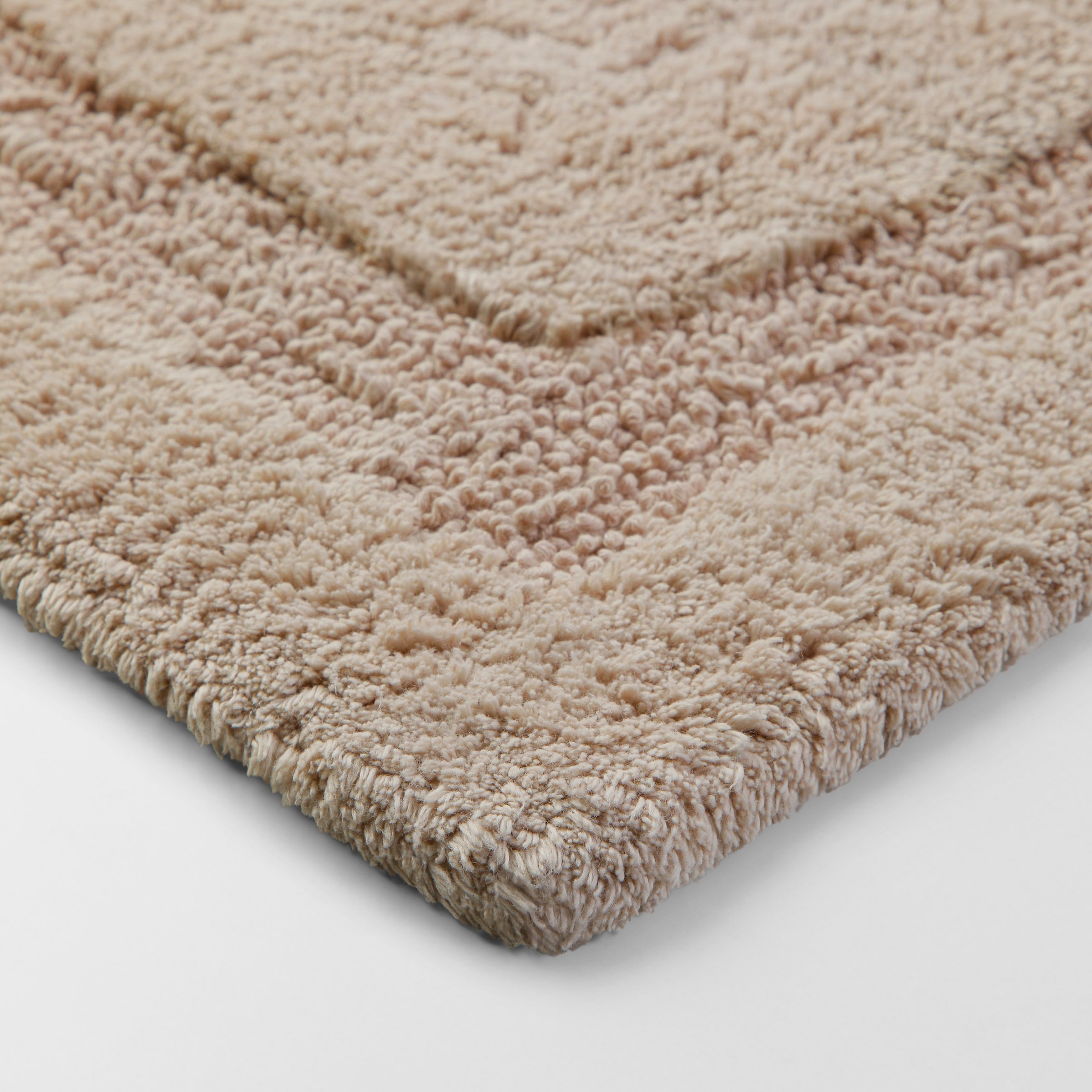 OTTO home Badematte »Meellor« Höhe 20 mm rutschhemmend beschichtet fußbodenheizungsgeeignet Badteppich, getuftet, modern, Uni, antirutsch, flauschig, Baumwolle