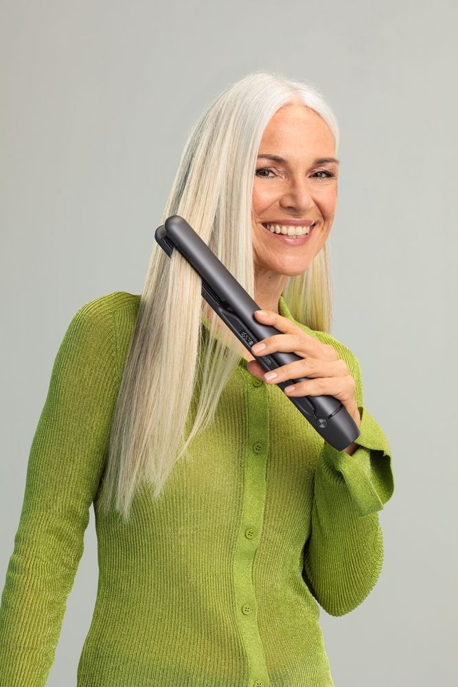 Medion® Glätteisen »HS2 (MD19865)«, Keramik-Turmalin, kabellos nutzbar, Flexible Styling-Platten, 5 regelbare Hitzestufen