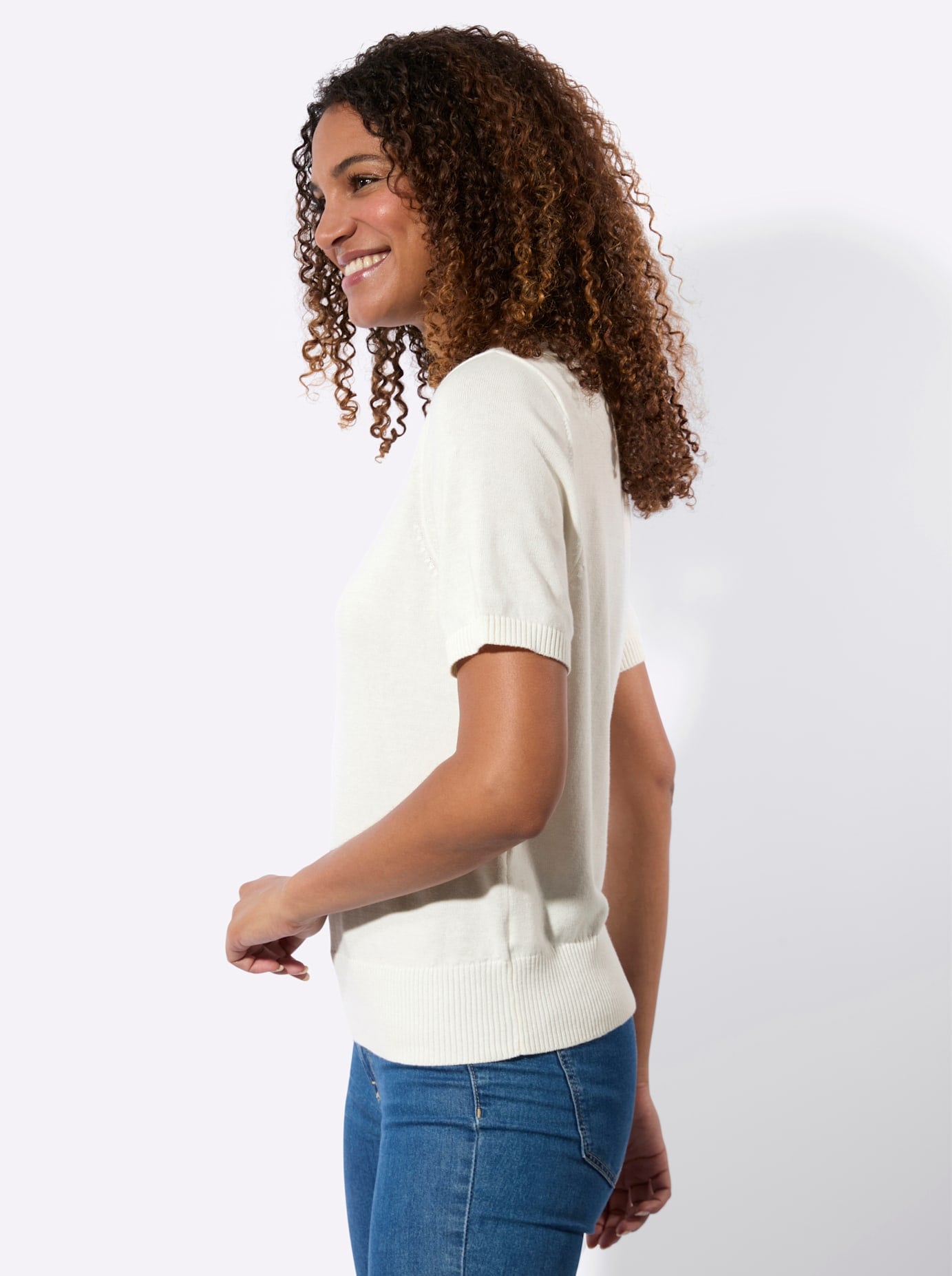 Casual Looks Kurzarmpullover »Kurzarm-Pullover«