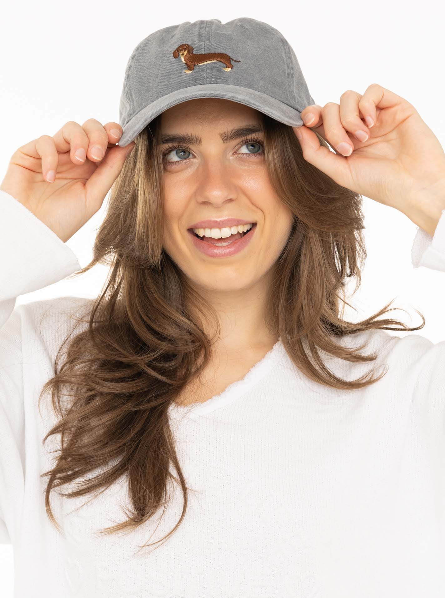 Zwillingsherz Baseball Cap »"Dackel"« Dackelmotiv gestickt, moderner Vintage Look