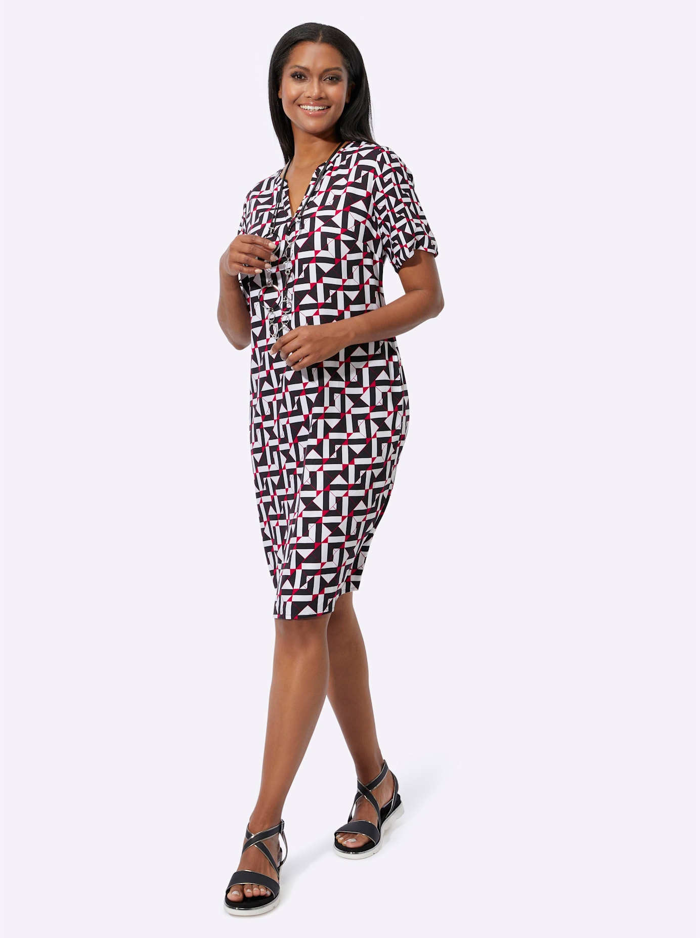 Inspirationen Tunikakleid »Druck-Kleid«