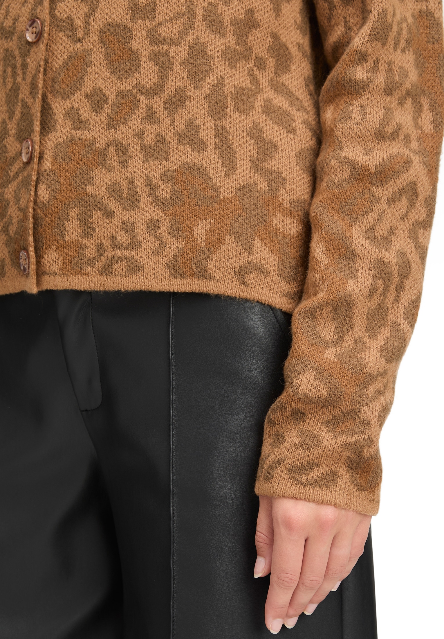 Cartoon Cardigan »Strick-Cardigan mit Rundhalsausschnitt«