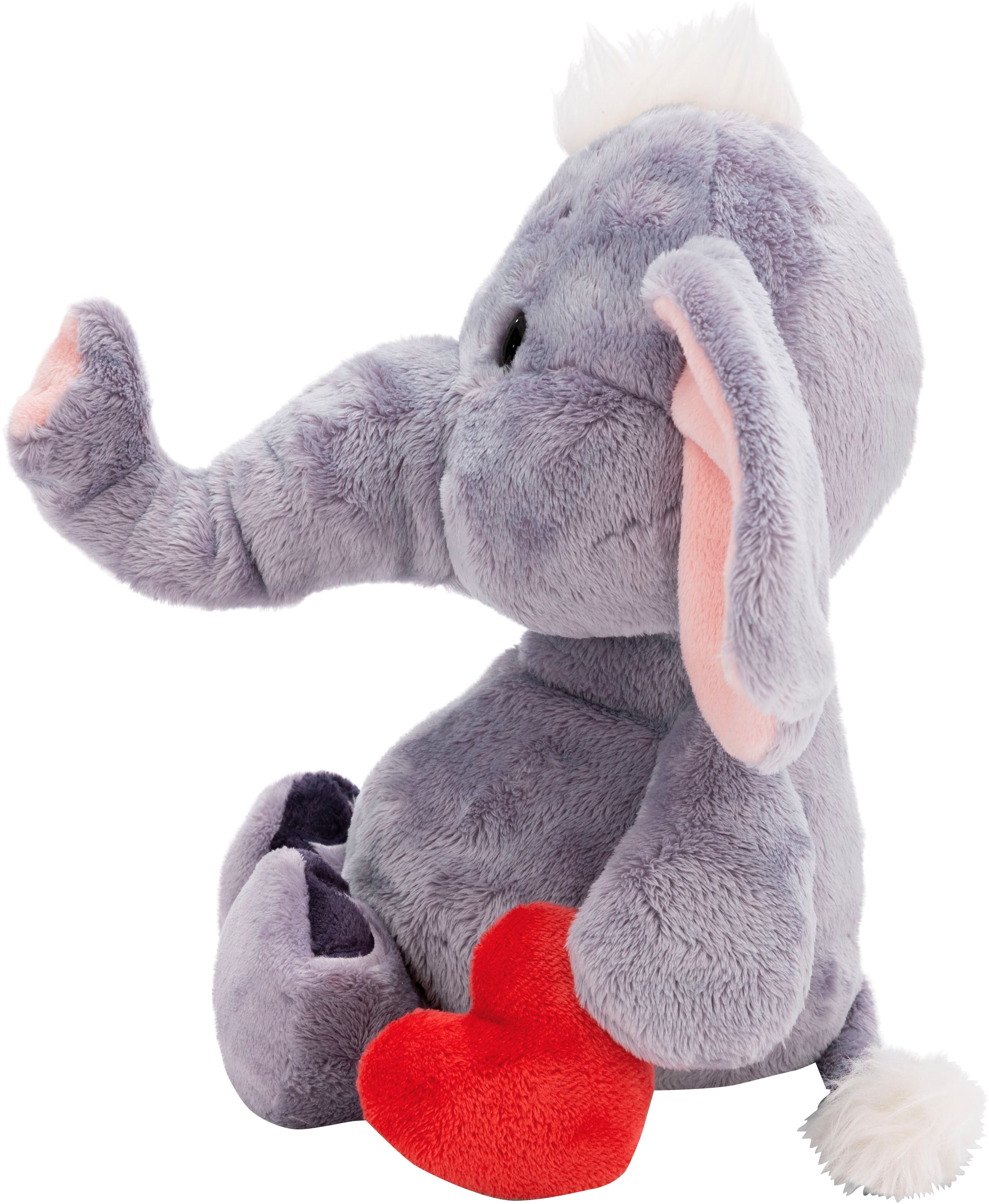 Nici Kuscheltier »Love, Elefant mit Magnet Herz dunkelgrau, 48cm schlenkernd«