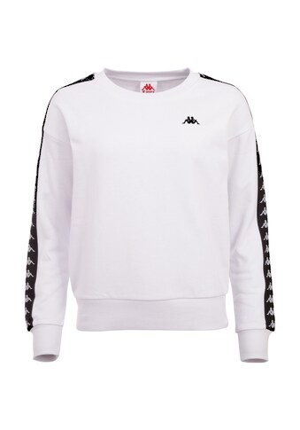 Kappa Sweatshirt, mit hochwertigem Jacquard Logoband an den Ärmeln kaufen