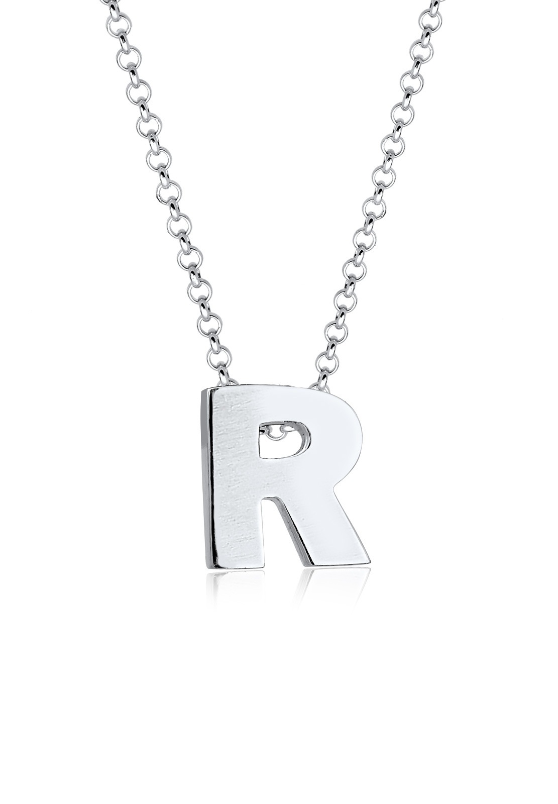 Elli Collierkettchen »Buchstabe R Initialen Trend Minimal 925 Silber«