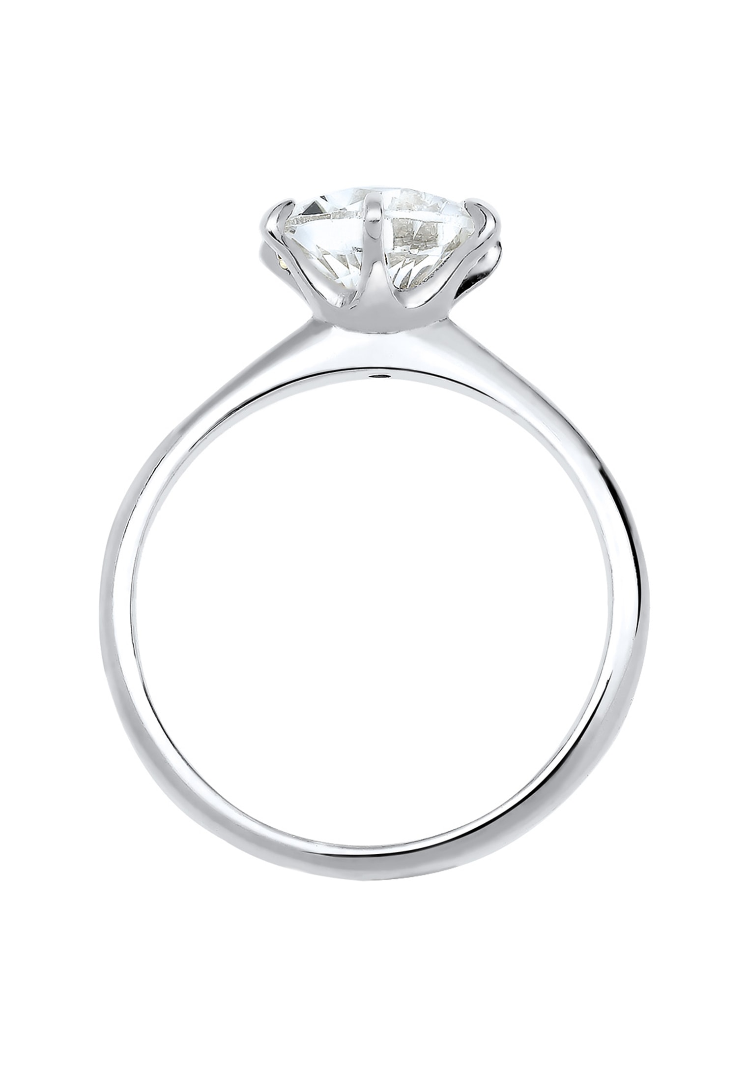 Elli Trauring »Ring Verlobungsring Kristalle 925 Silber«