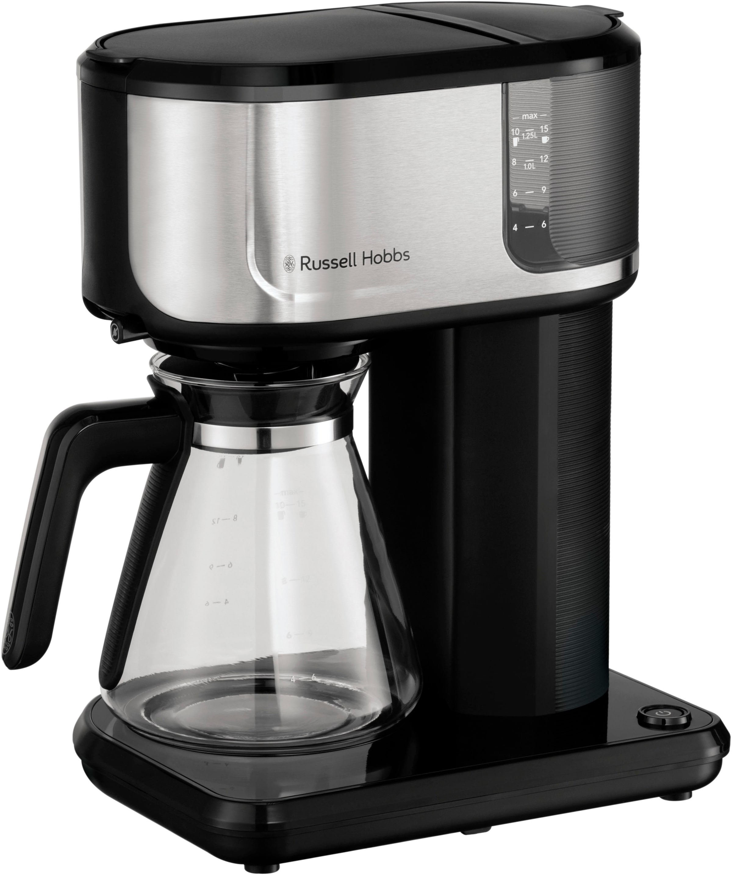 Filterkaffeemaschine »Attentiv Black Coffee Bar 26840-56«, 1,25 l Kaffeekanne,...