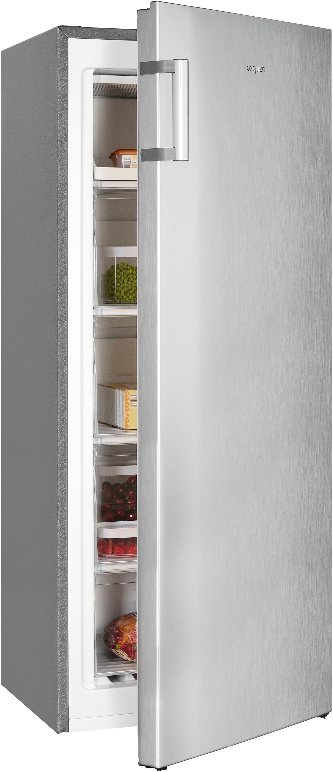 exquisit Gefrierschrank »GS230-H-010E«, 143,4 cm hoch, 55 cm breit